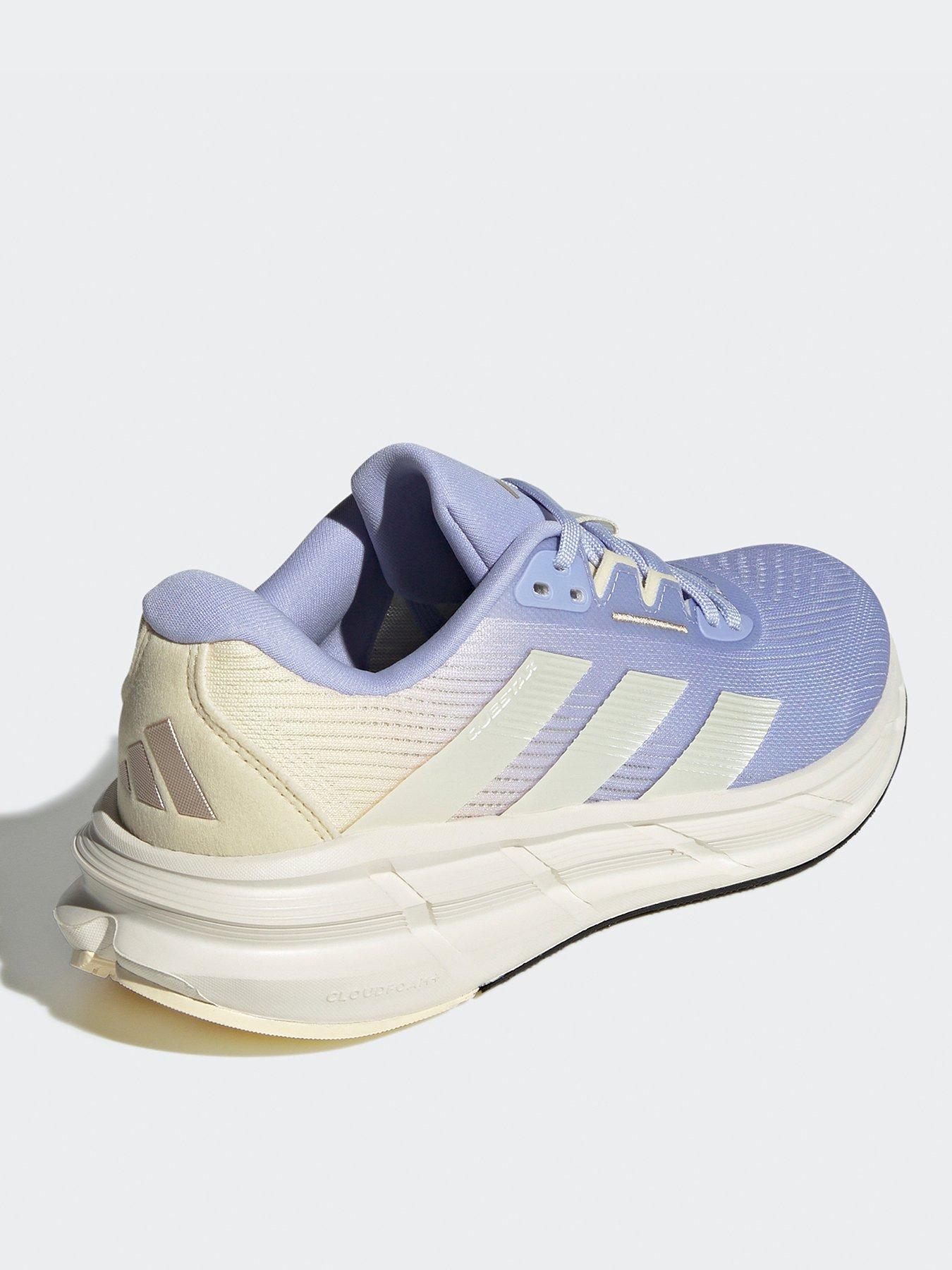  image of adidas-womens-running-questar-3-trainers-violet-toneivorywarm-vanilla