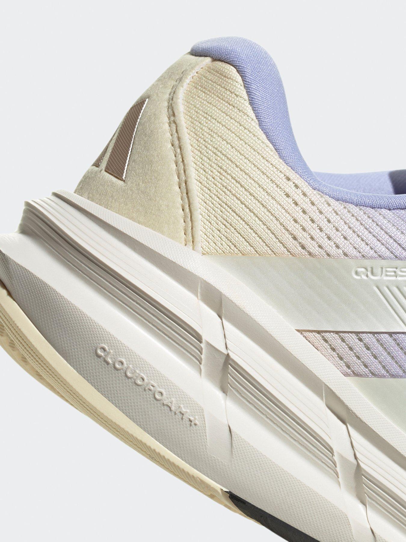  image of adidas-womens-running-questar-3-trainers-violet-toneivorywarm-vanilla