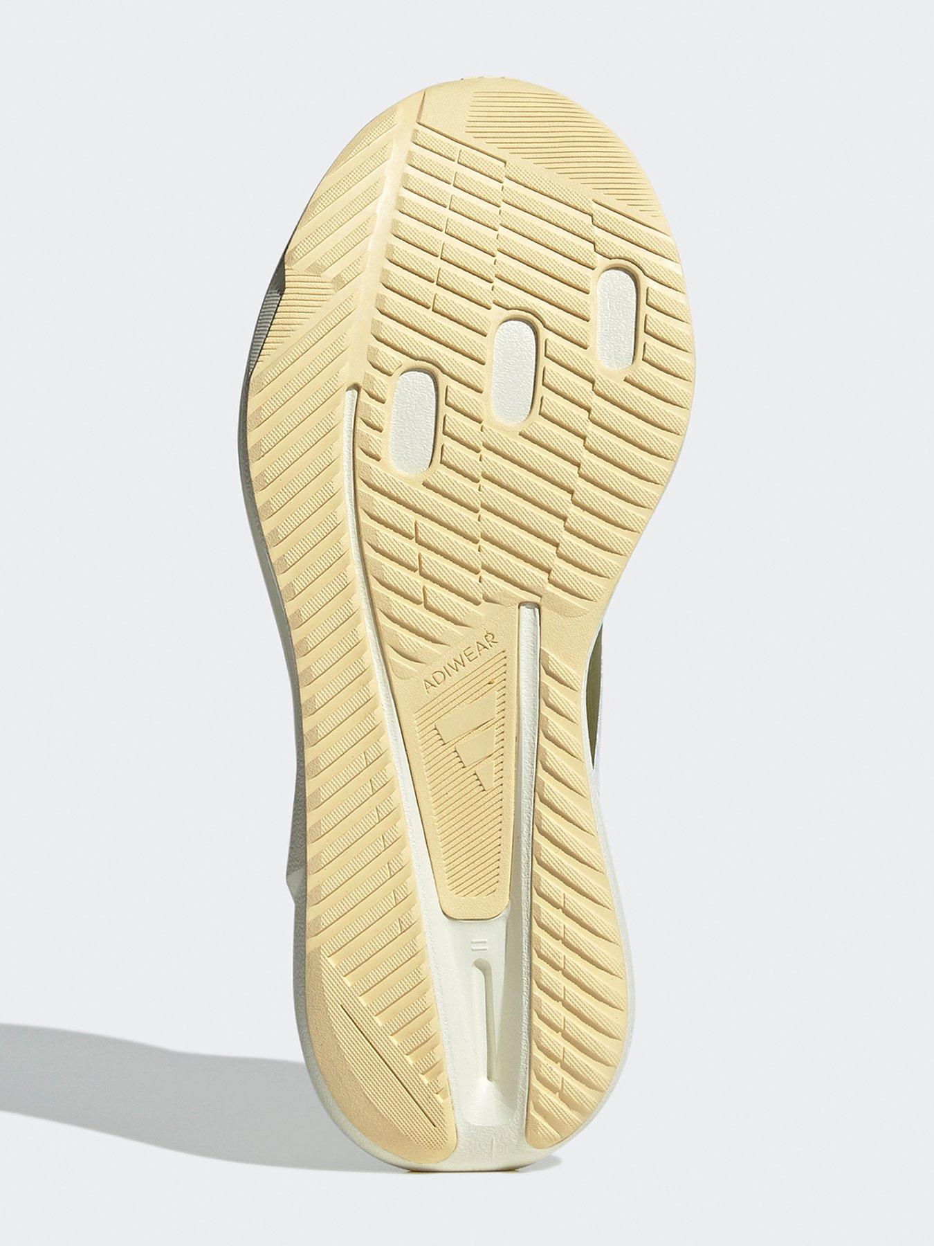  image of adidas-womens-running-duramo-sl2-trainers-whitegold-metorange-tint