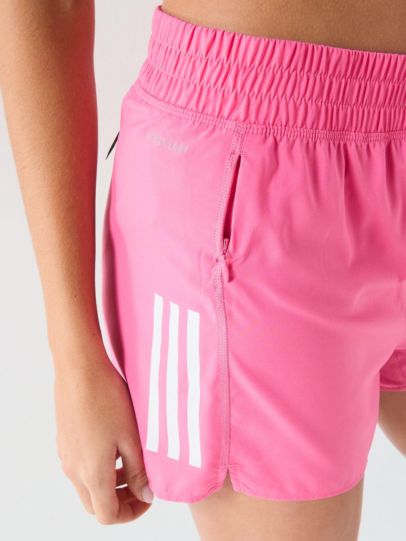  image of adidas-womens-running-own-the-run-4-inch-shorts-pink-fusion