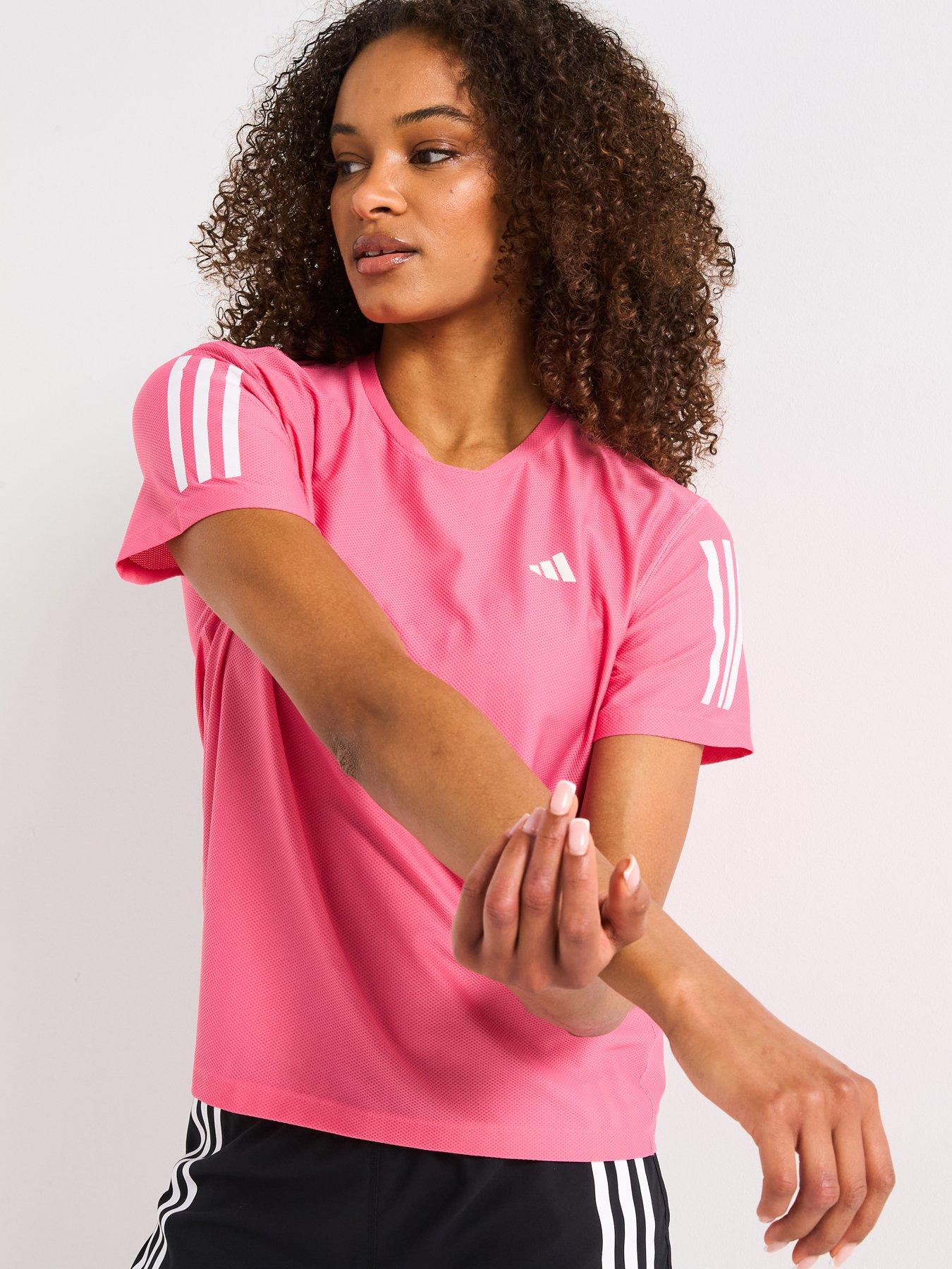 undefined Womens Running Own The Run T-Shirt - Pink