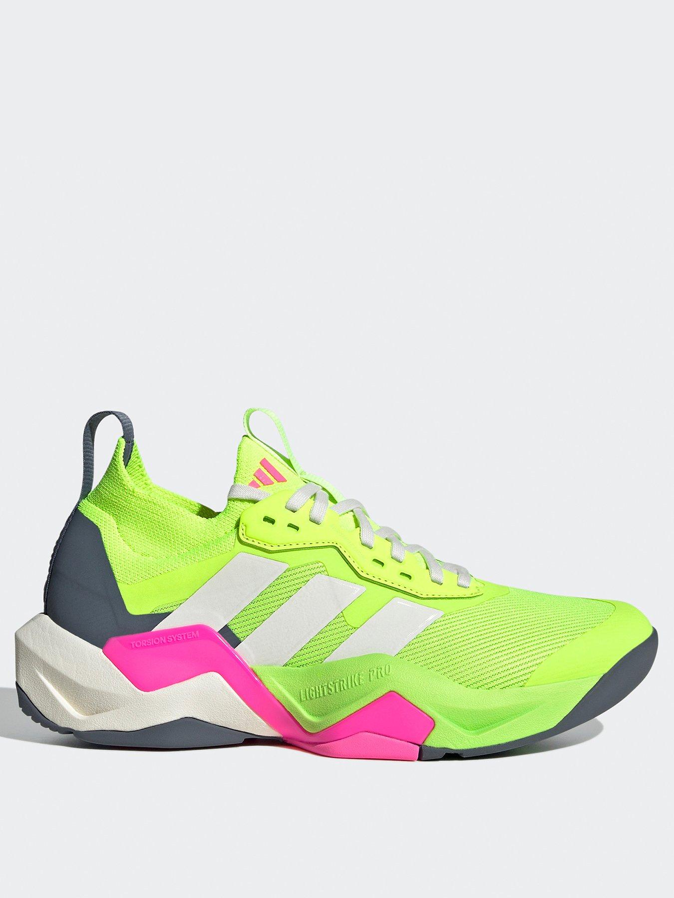  image of adidas-womens-training-rapidmove-adv-2-trainer-lemonwhitepink
