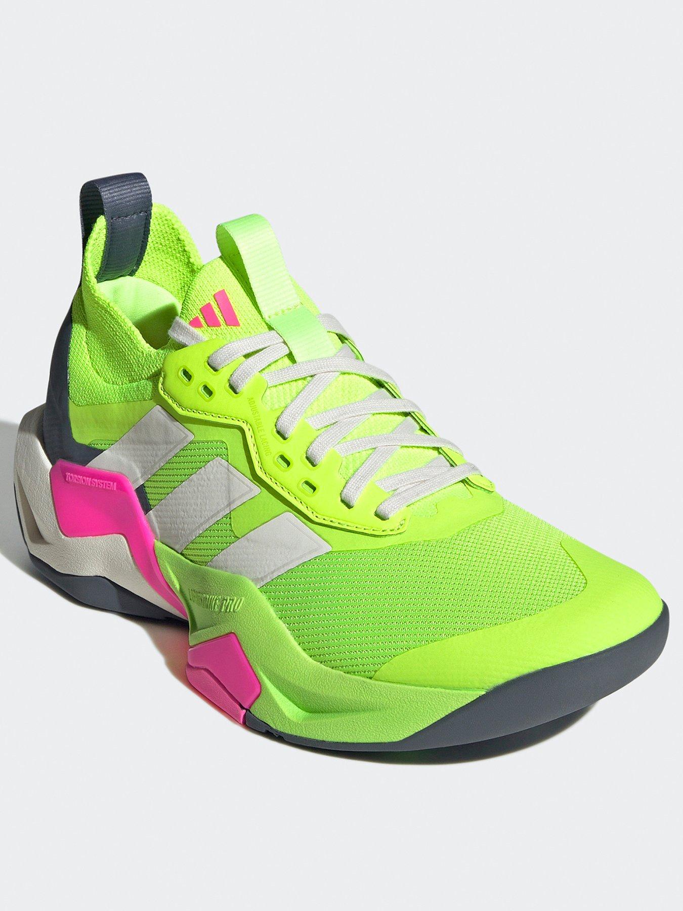  image of adidas-womens-training-rapidmove-adv-2-trainer-lemonwhitepink