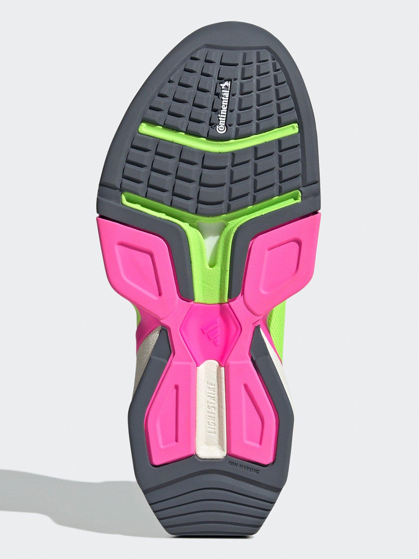  image of adidas-womens-training-rapidmove-adv-2-trainer-lemonwhitepink