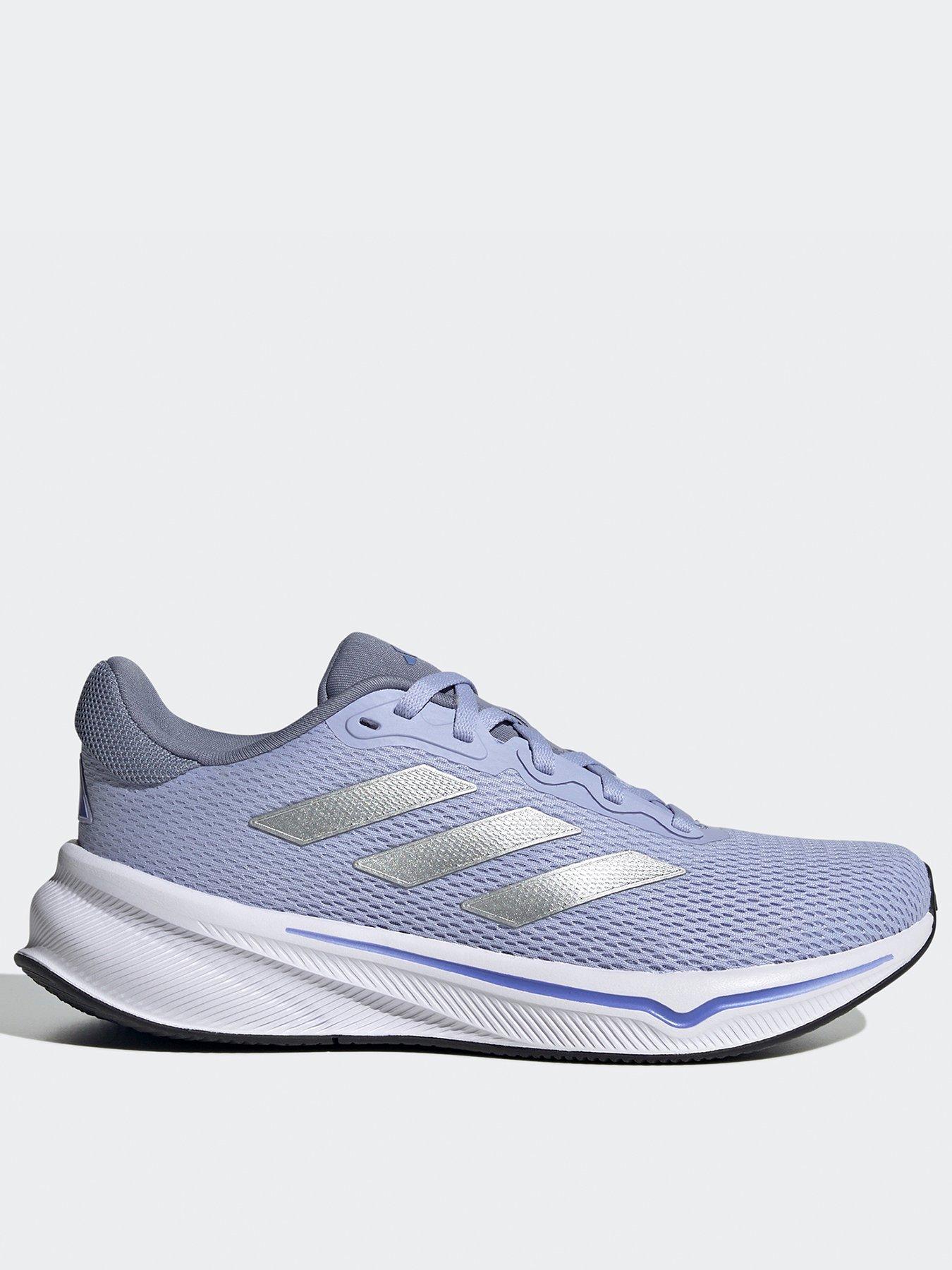  image of adidas-womens-running-response-trainers-violetsilver-metcobalt-blue