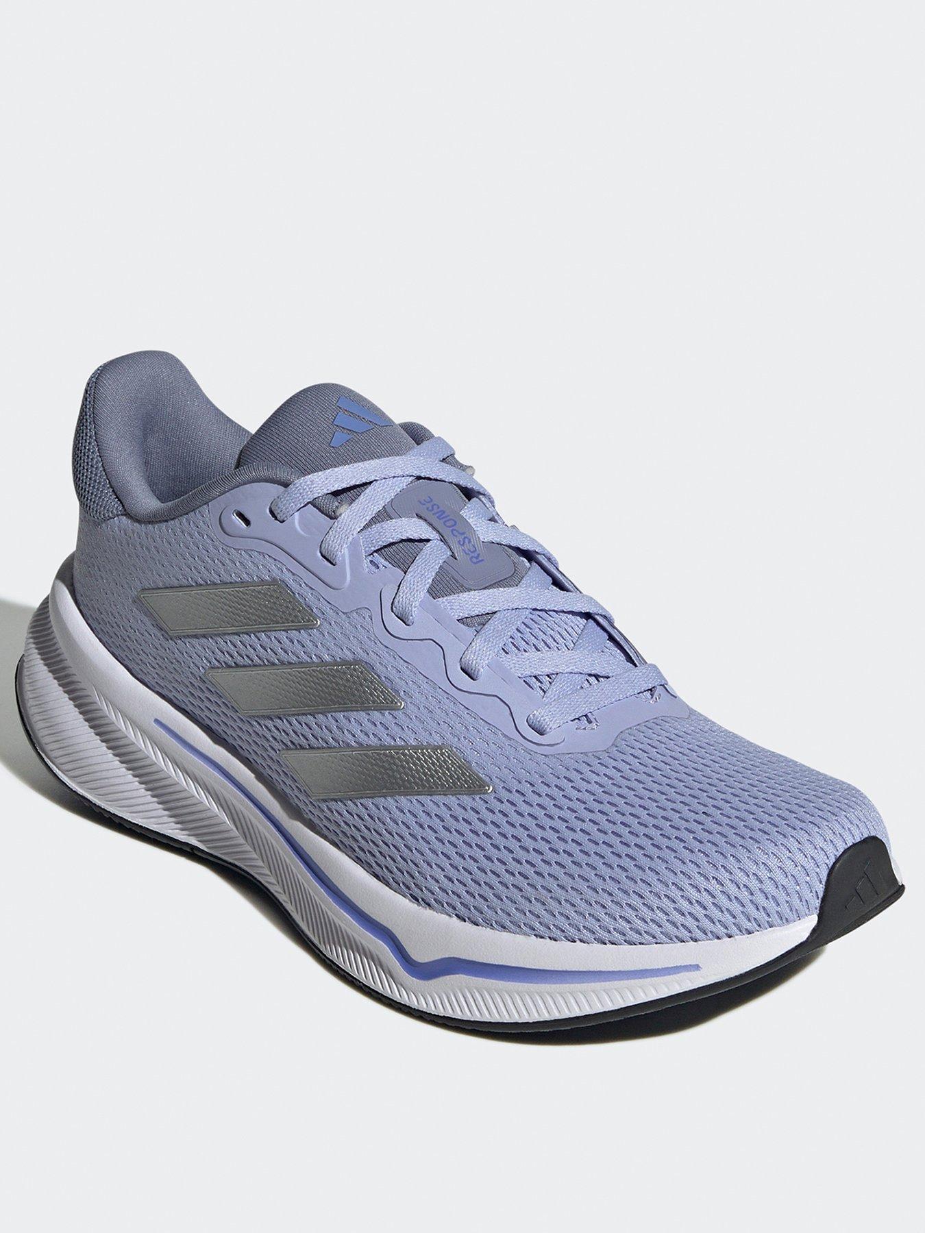  image of adidas-womens-running-response-trainers-violetsilver-metcobalt-blue
