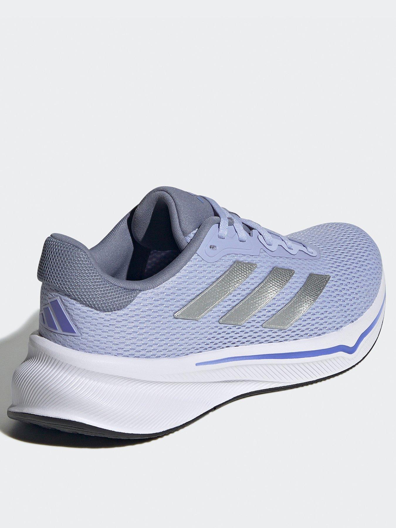  image of adidas-womens-running-response-trainers-violetsilver-metcobalt-blue