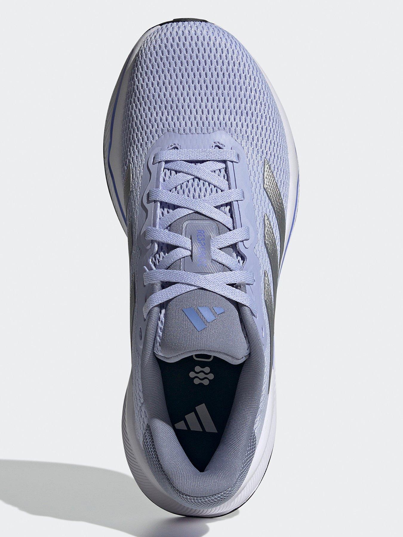  image of adidas-womens-running-response-trainers-violetsilver-metcobalt-blue