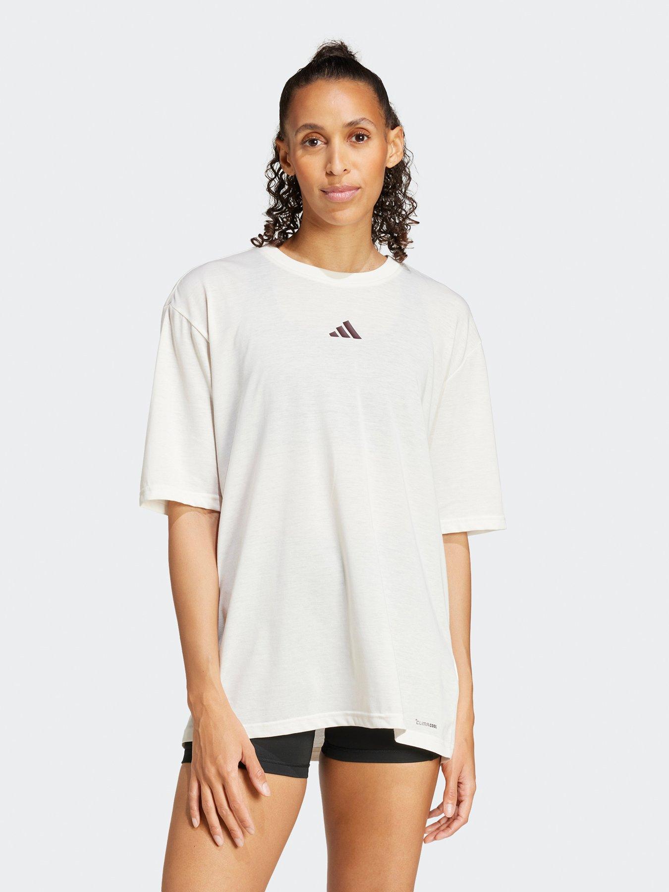 undefined Womens Training Graphic T-Shirt - White