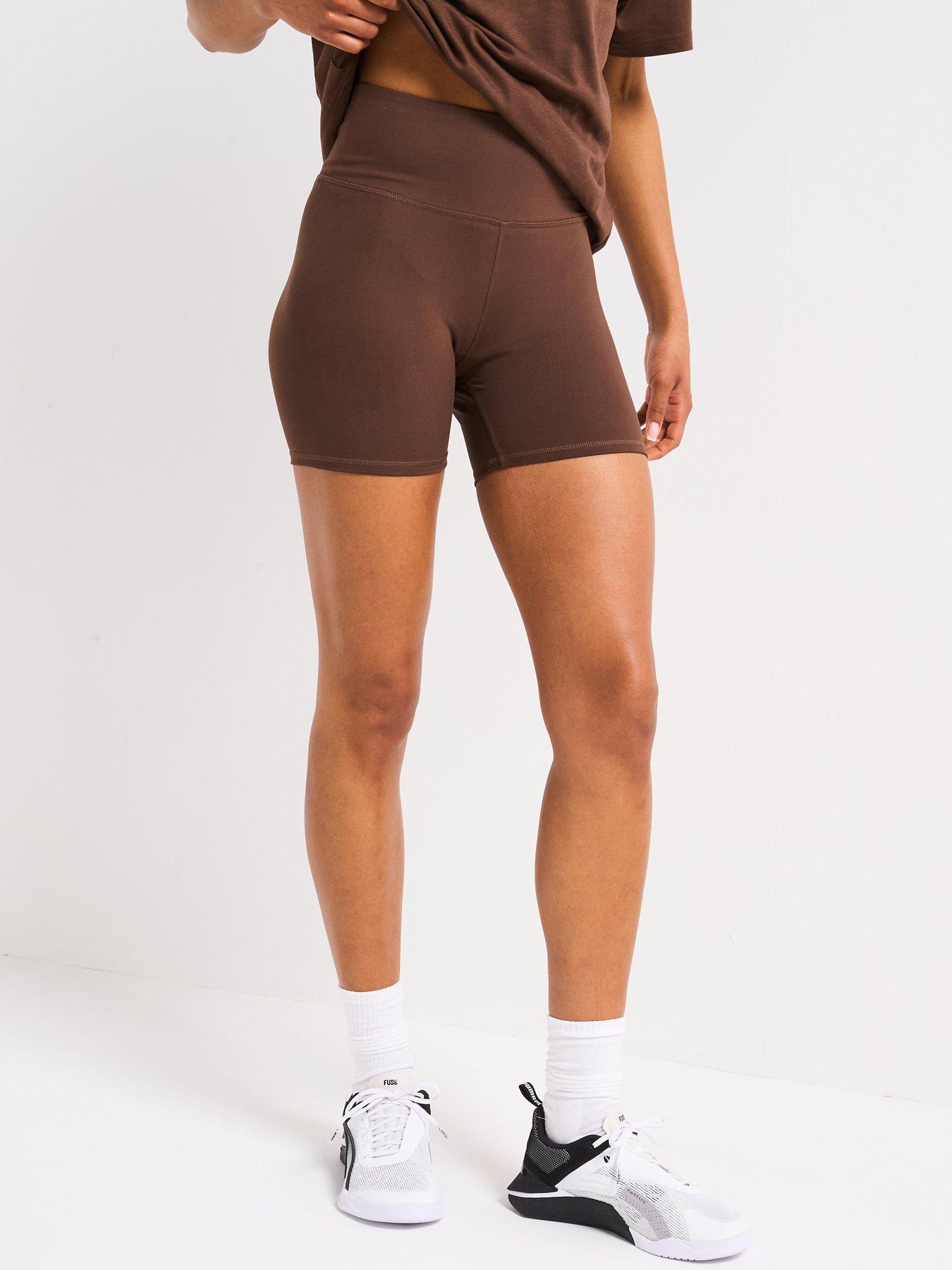 puma-womens-training-evolve-high-waist-5inch-tight-shorts-brown