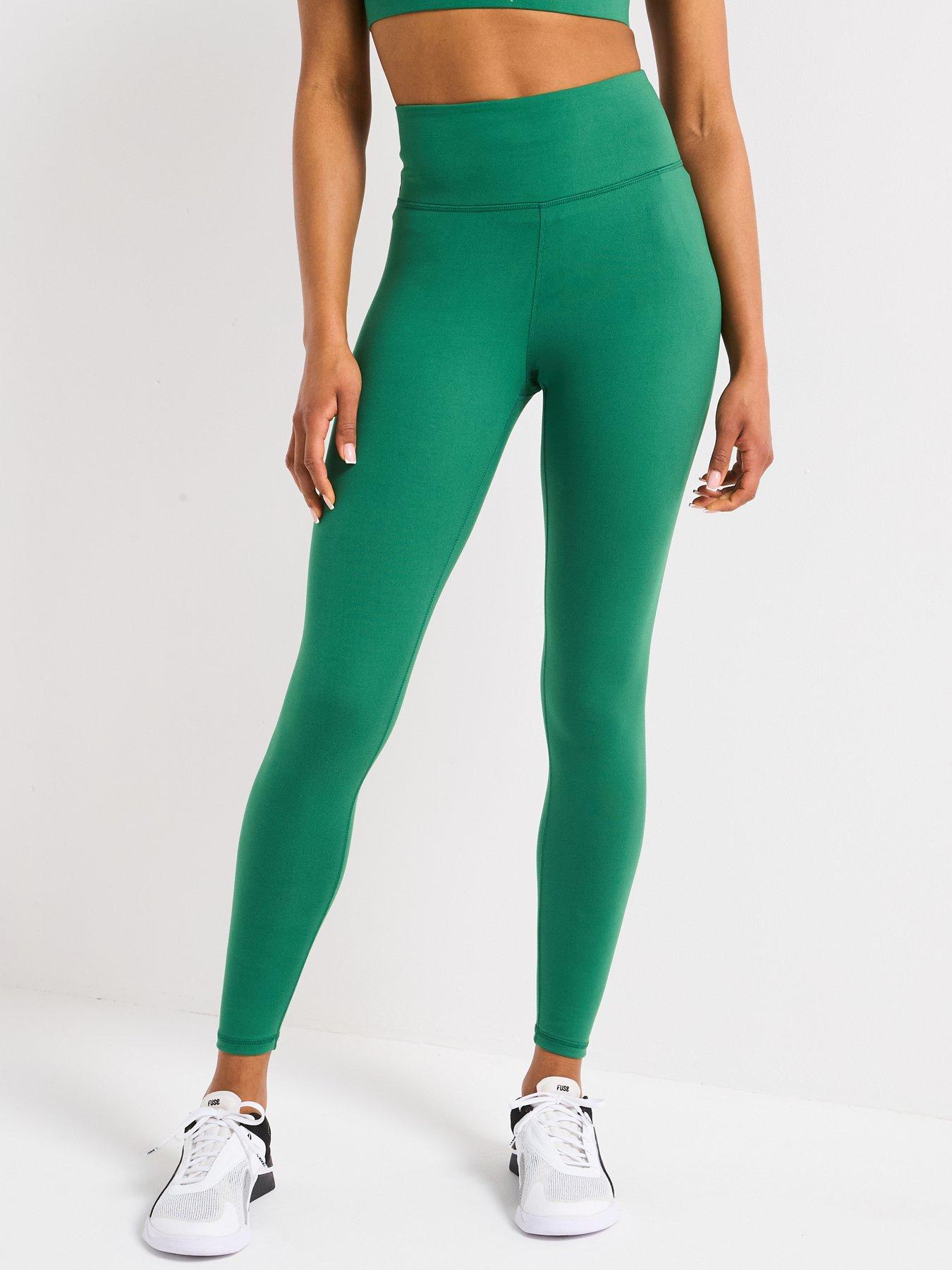 Puma Womens Training Evolve High Waist Full Length Tights - Green