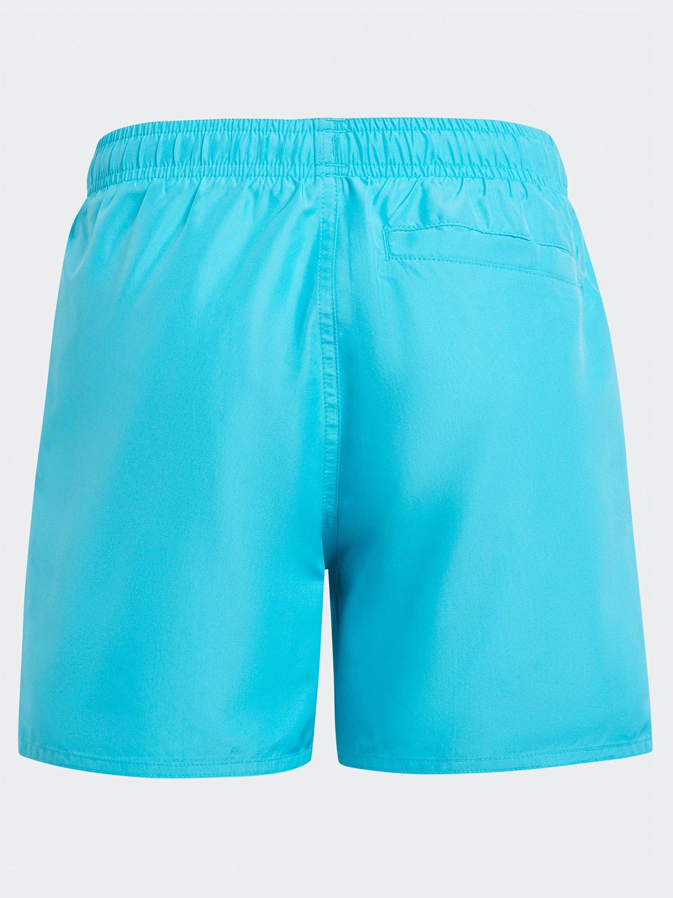  image of adidas-kids-boys-solid-swim-shorts-blue