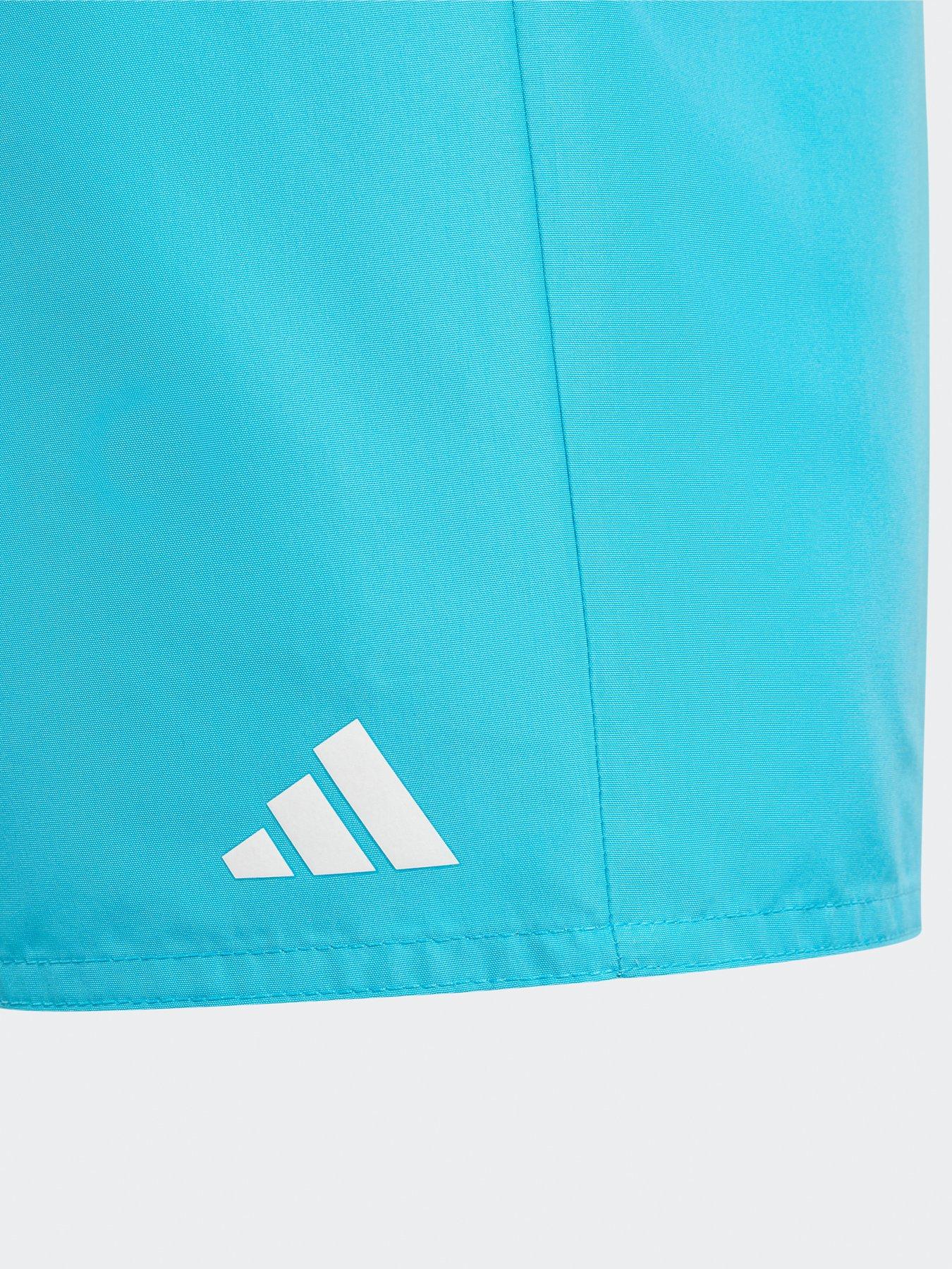  image of adidas-kids-boys-solid-swim-shorts-blue