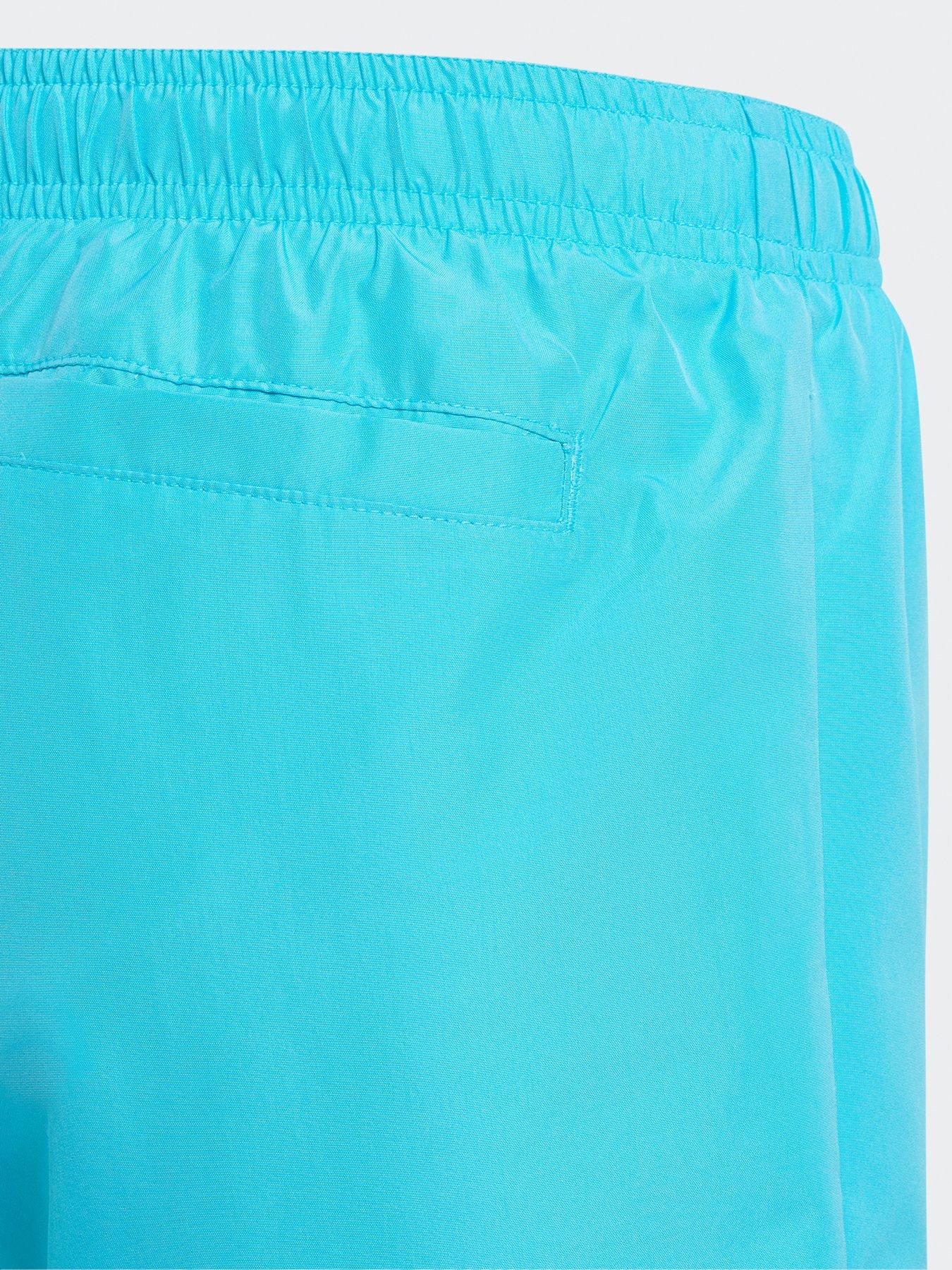  image of adidas-kids-boys-solid-swim-shorts-blue