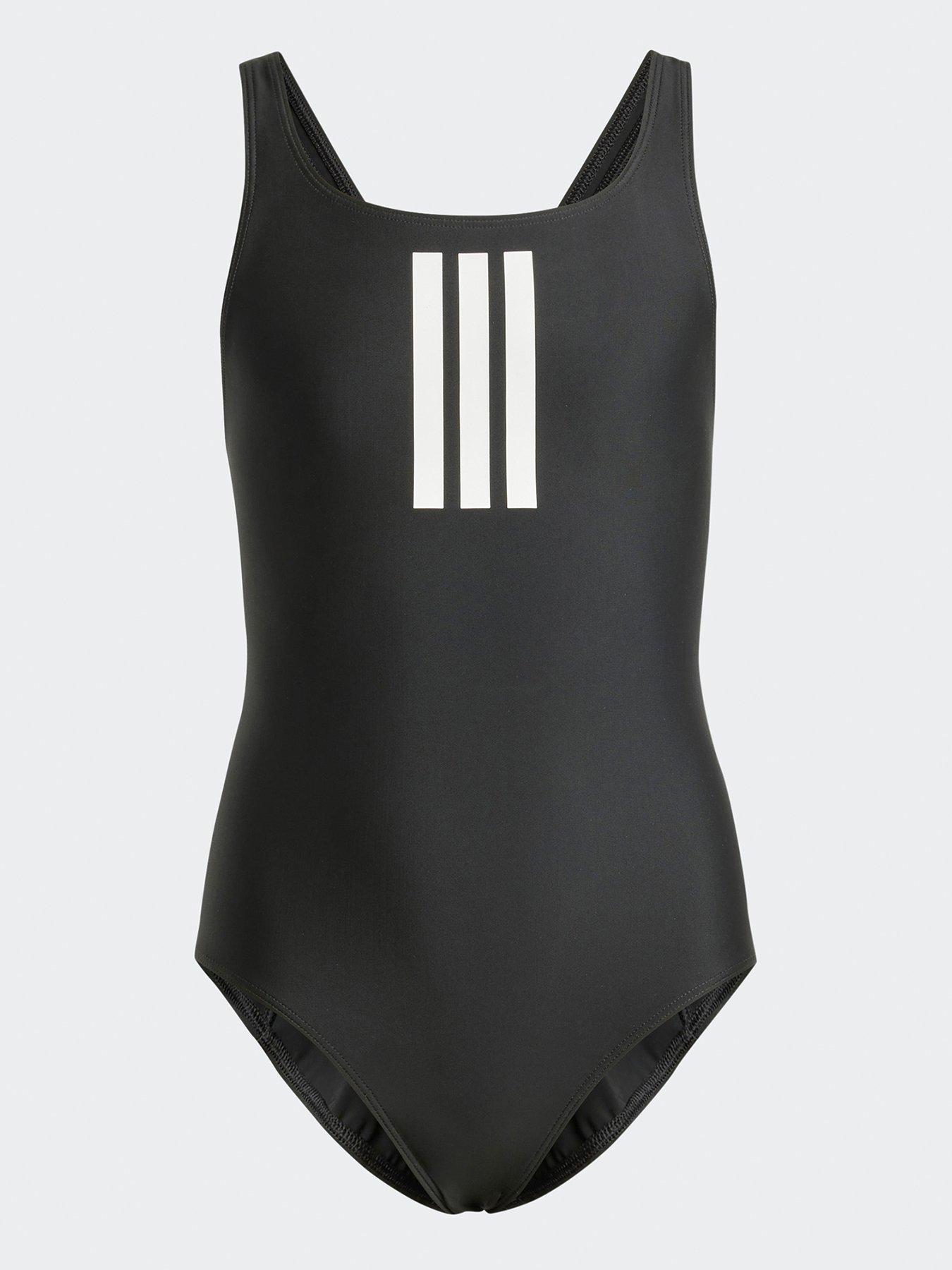 adidas-junior-girls-3-stripe-swimsuit-black