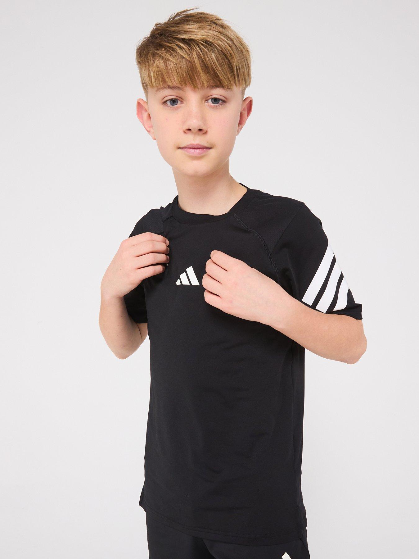 undefined Junior Boys Training Nxt T-Shirt - Black/White