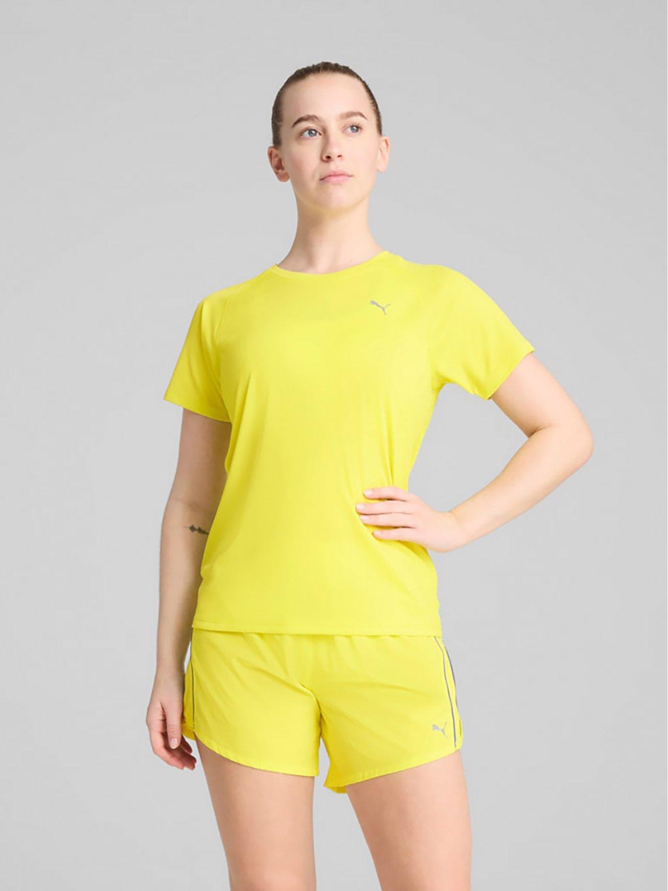 Puma Womens Running Velocity T-Shirt - Yellow