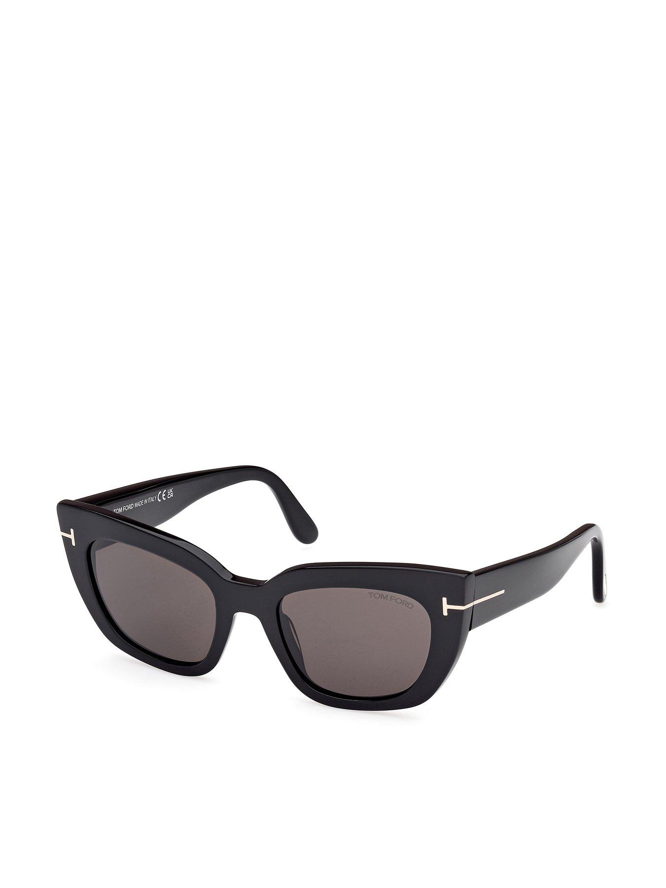 Tom Ford Athena Cat Sunglasses - Black