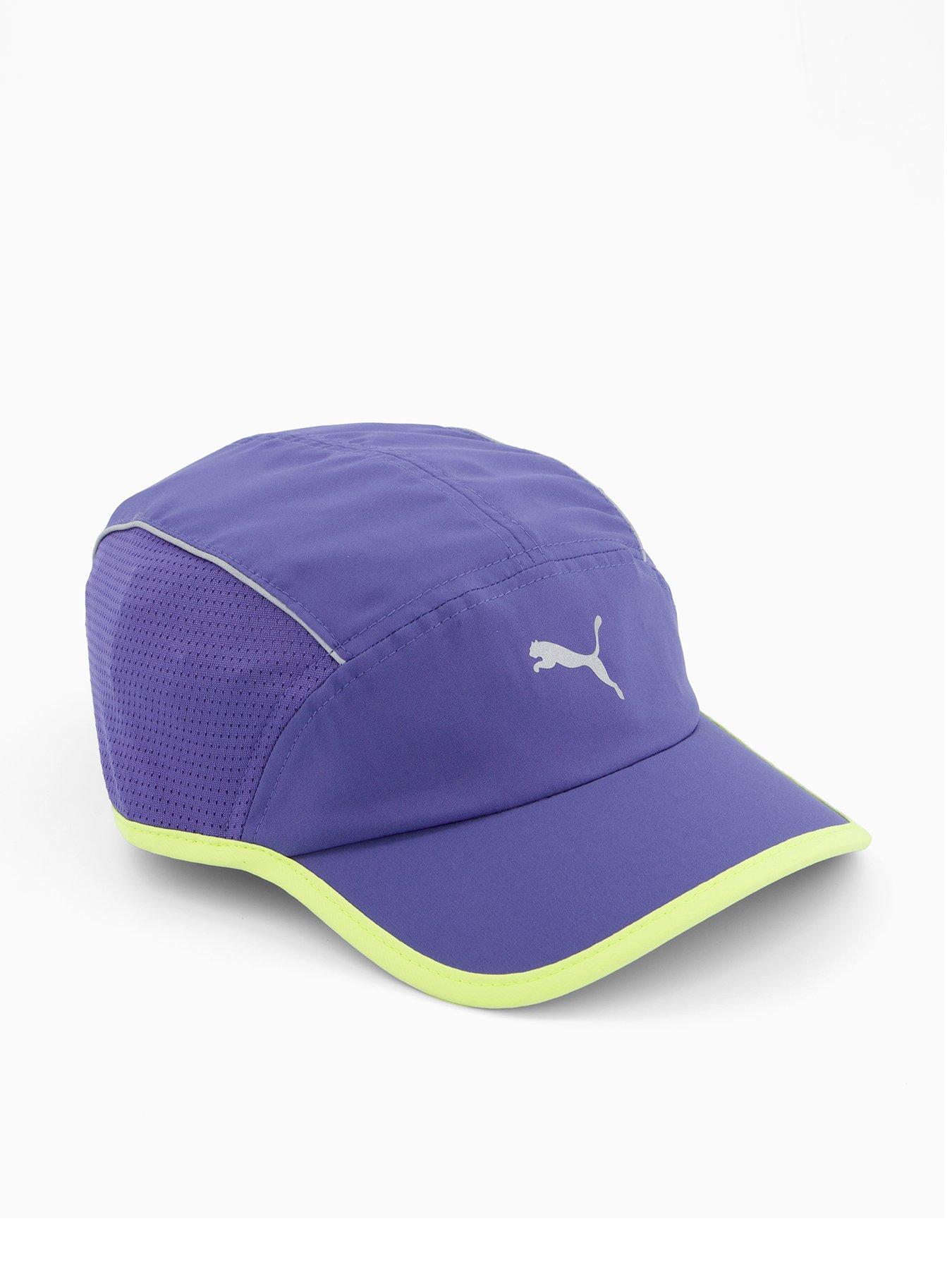 Puma Unisex Running Short Visor 5 Panel Cap - Blue