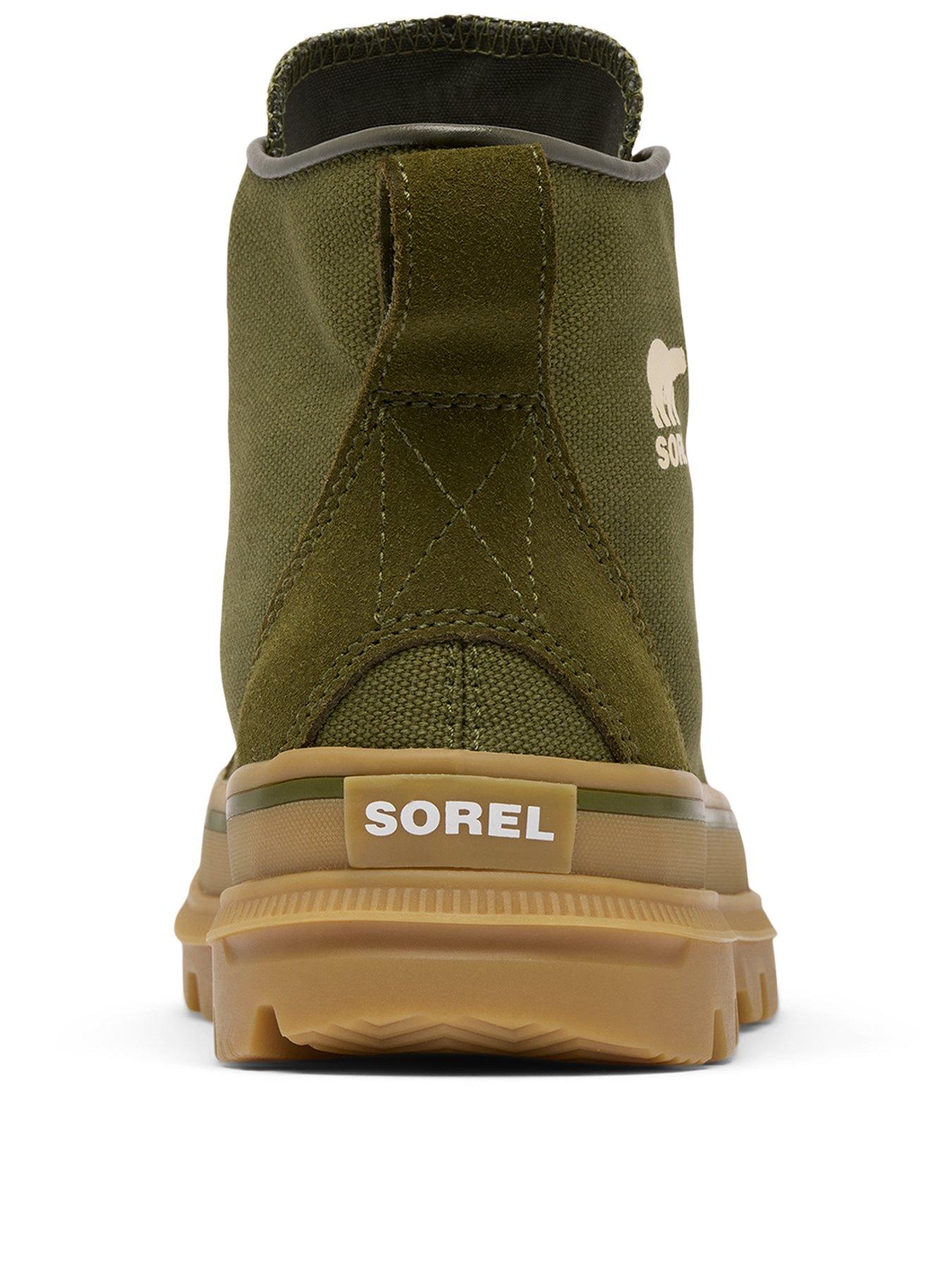  image of sorel-womens-scout-n-about-mid-sneaker-green