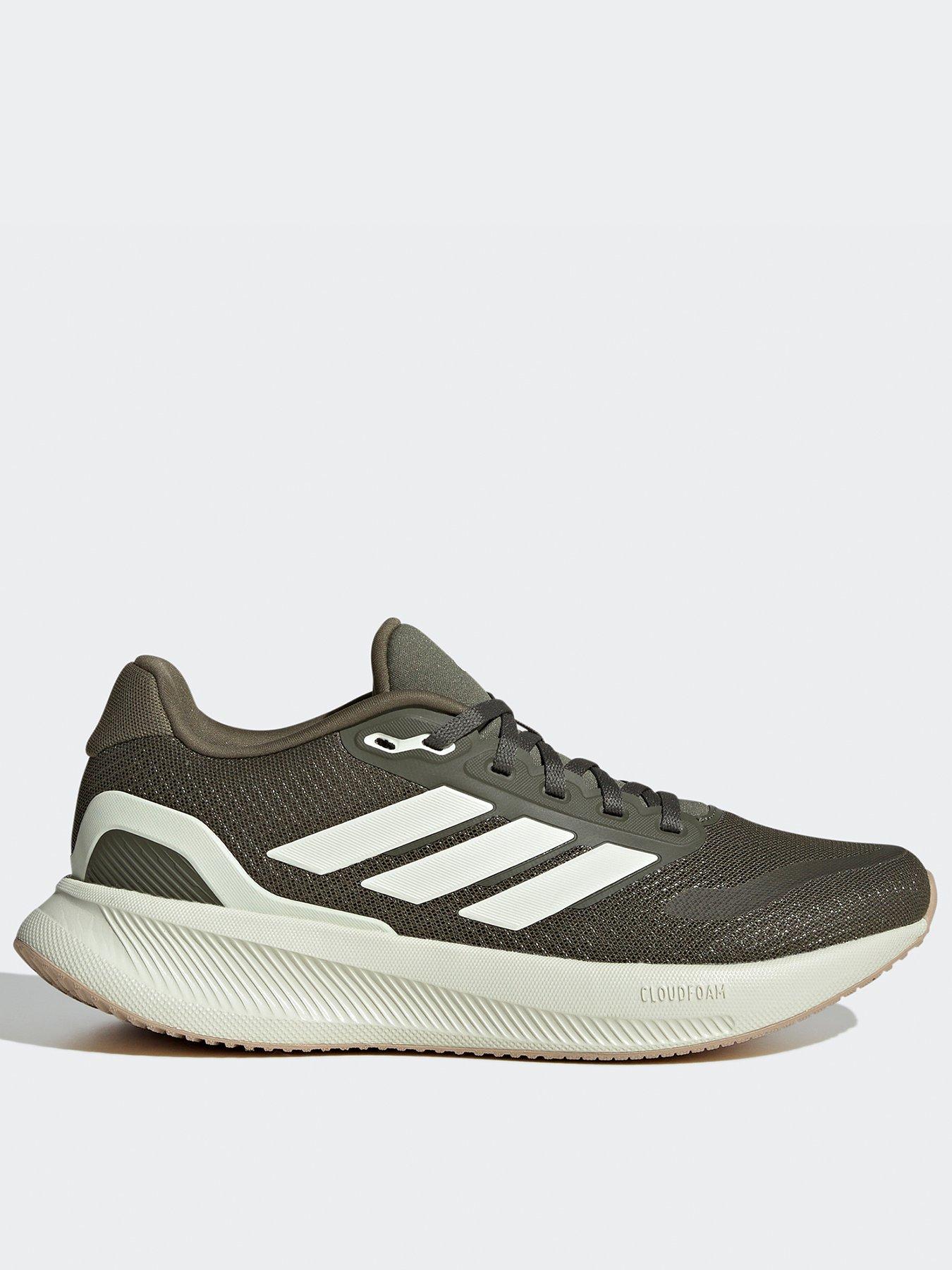 adidas-womens-running-runfalcon-5-trainers-olive-strataivorycloud-white