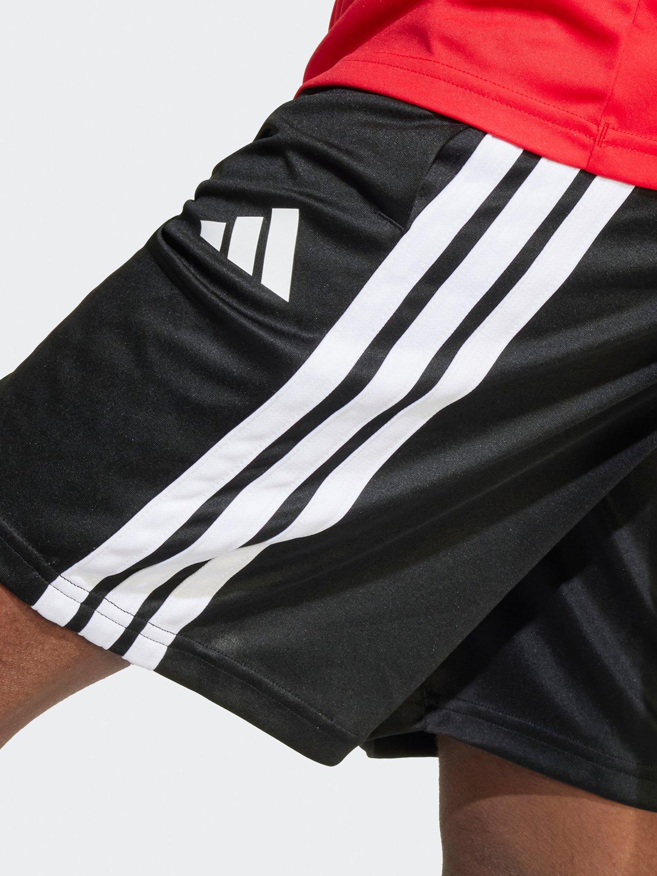 Image 5 of 5 of adidas Junior Boys Train Essentials 3 Stripe Set - Pure Ruby/Black