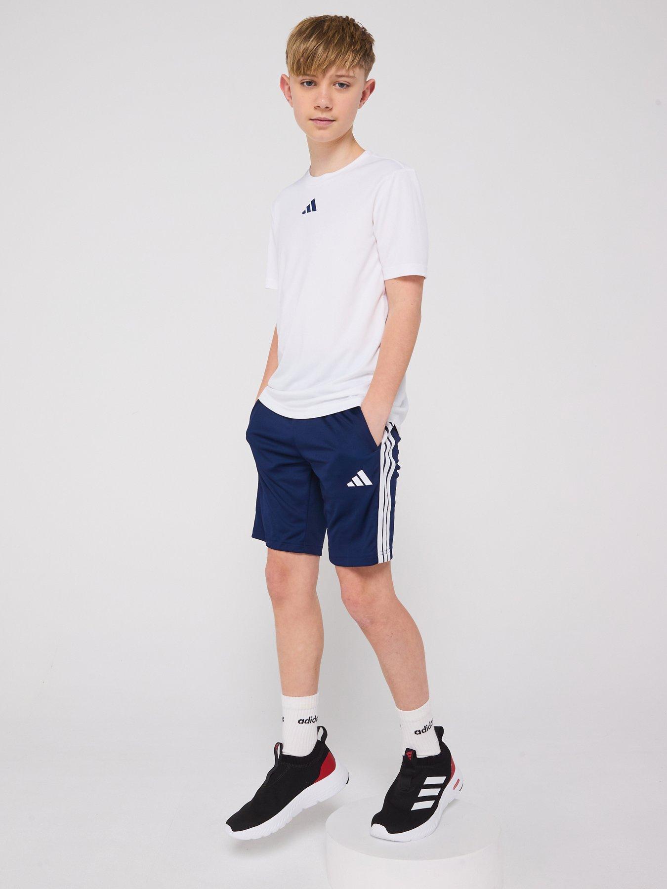 adidas-junior-boys-train-essentials-3-stripe-set-white