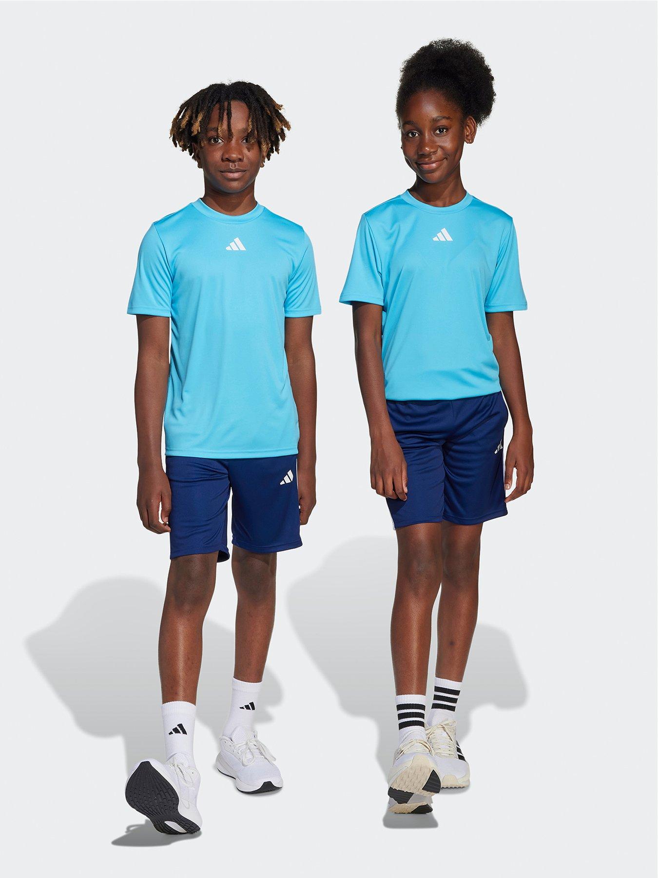 adidas-junior-boys-train-essentials-3-stripe-set-blue