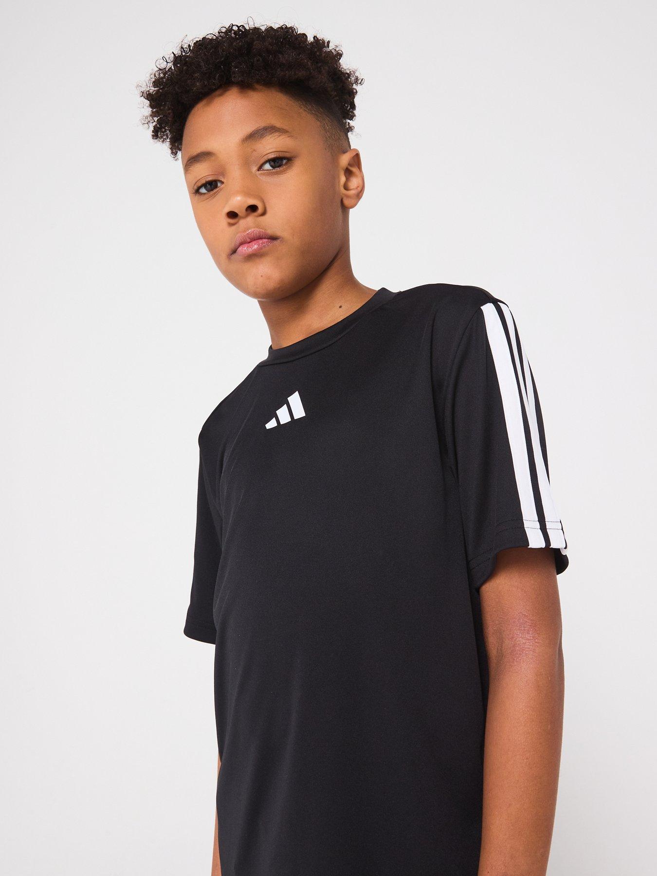 ★★Adairs★★ Train Essentials 3S Workout Tee JH1392 adidas Train Essentials 3-Stripes Workout Tee - Black