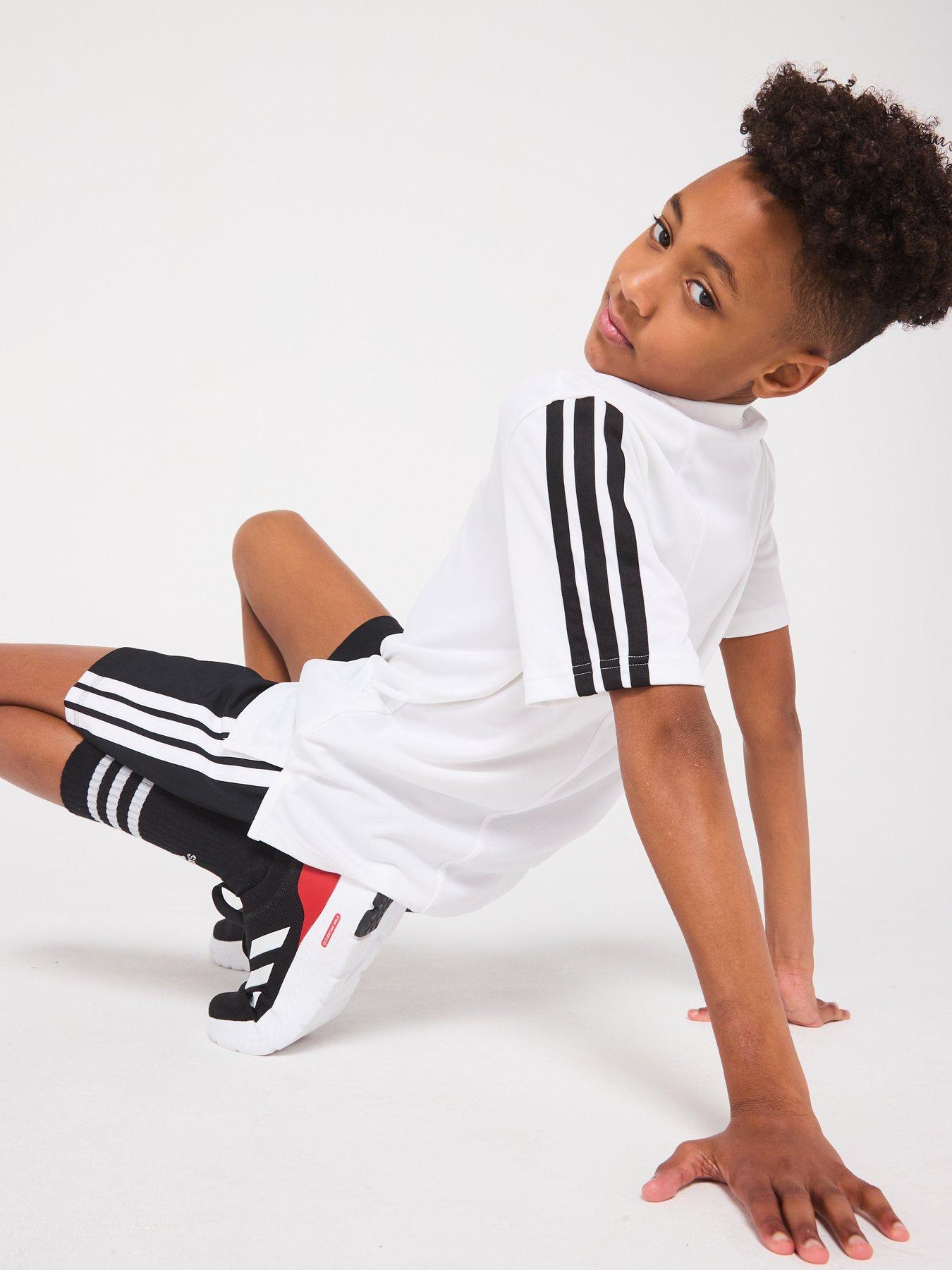  image of adidas-junior-boys-train-essentials-3-stripe-t-shirt-white