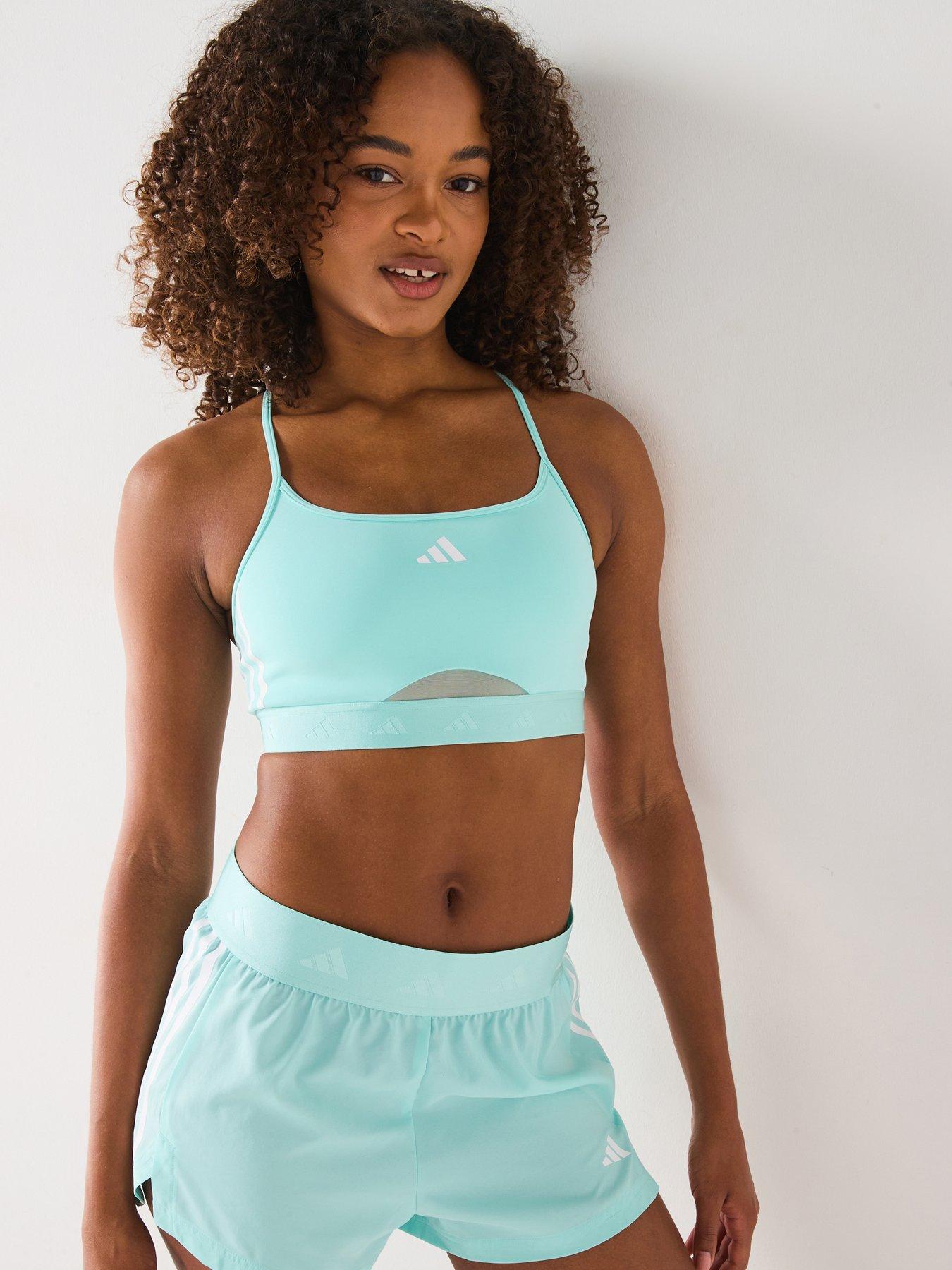  image of adidas-womens-training-hyperglam-bralette-semi-flash-aquawhite