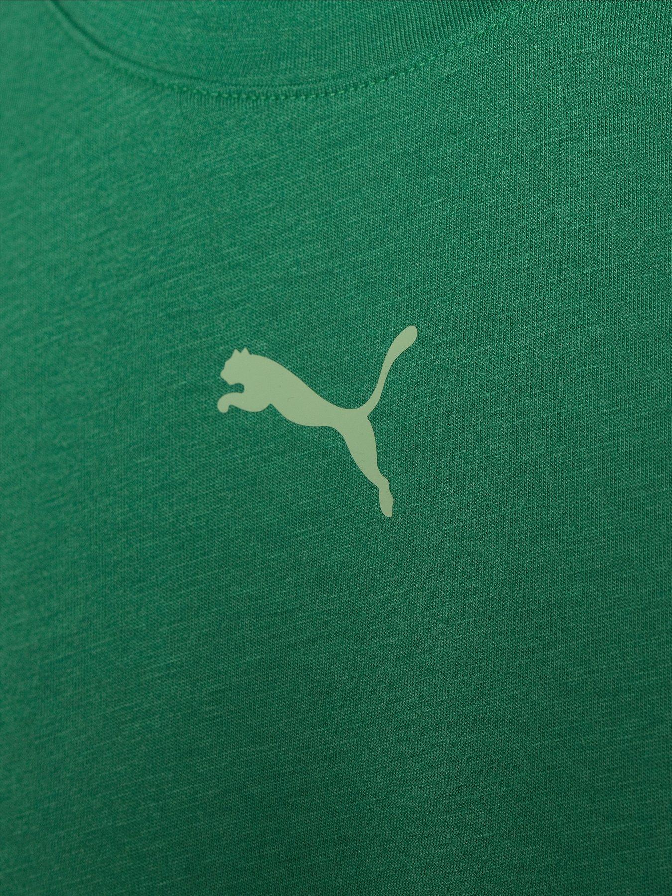 Image 4 of 5 of Puma Mens Running Evolve T-Shirt - Vine - Green