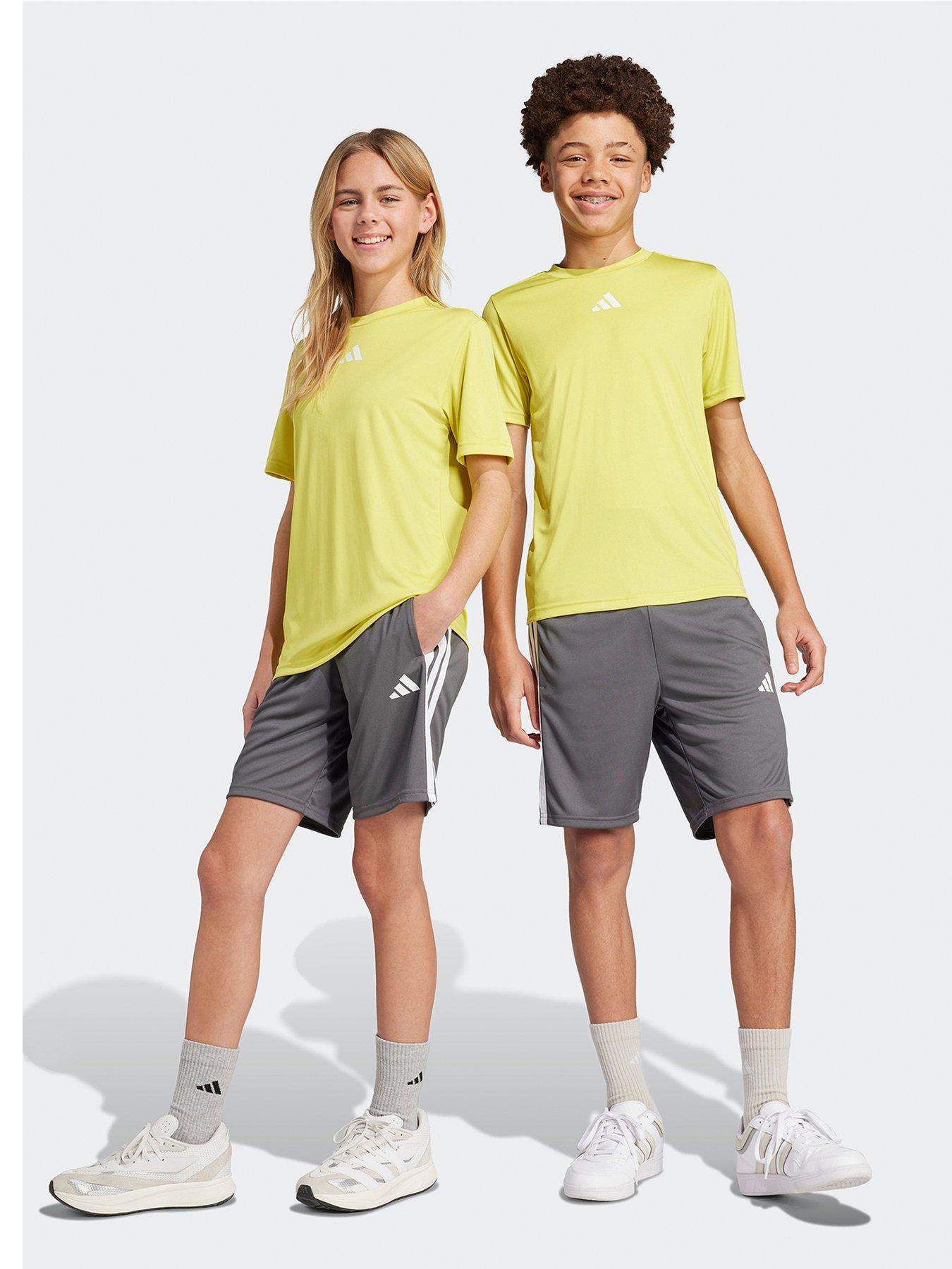 adidas-boys-junior-train-essentials-3-stripe-set-yellowgrey