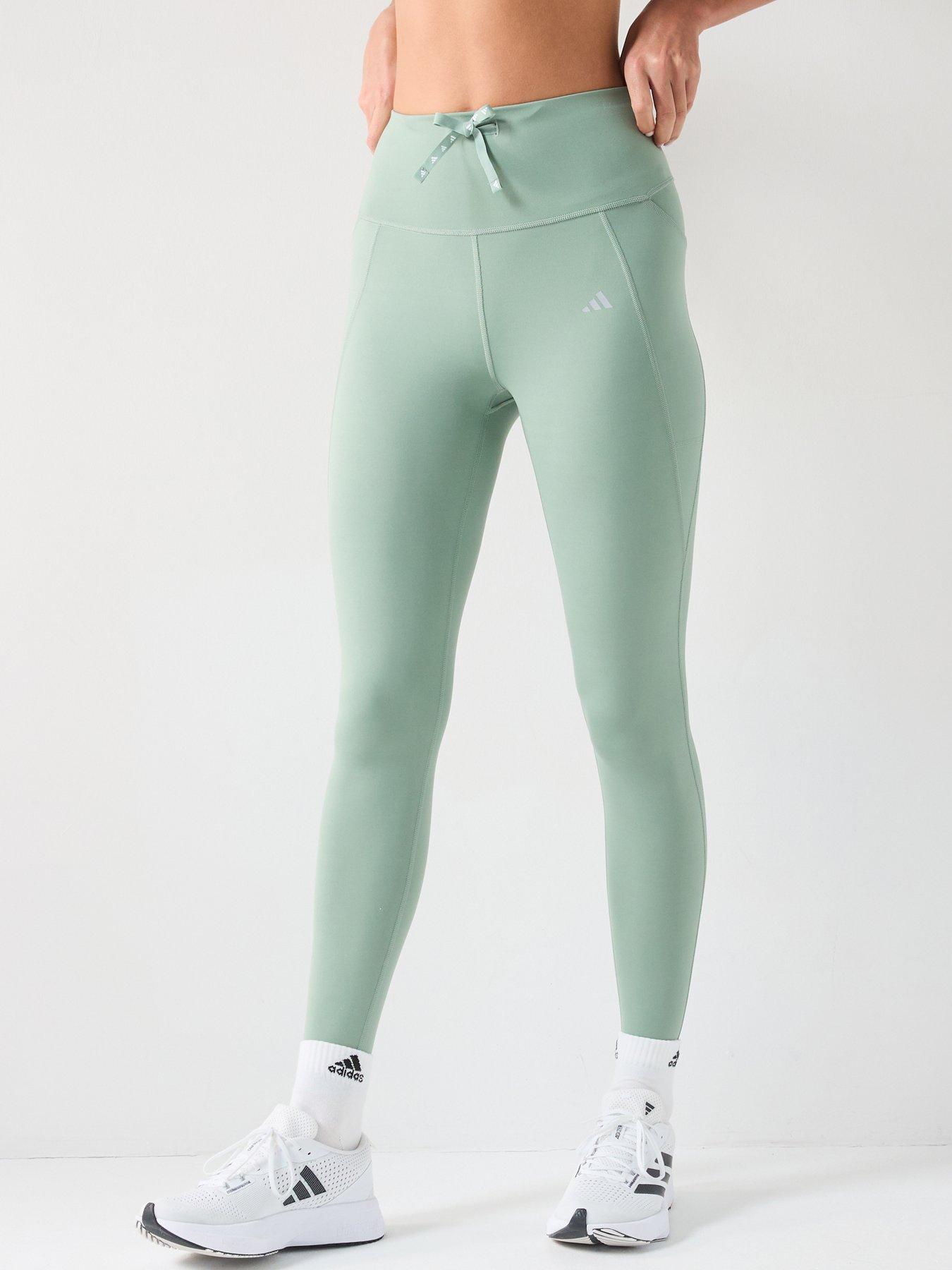 adidas Womens Running Essentials 1/1 Tights - Green