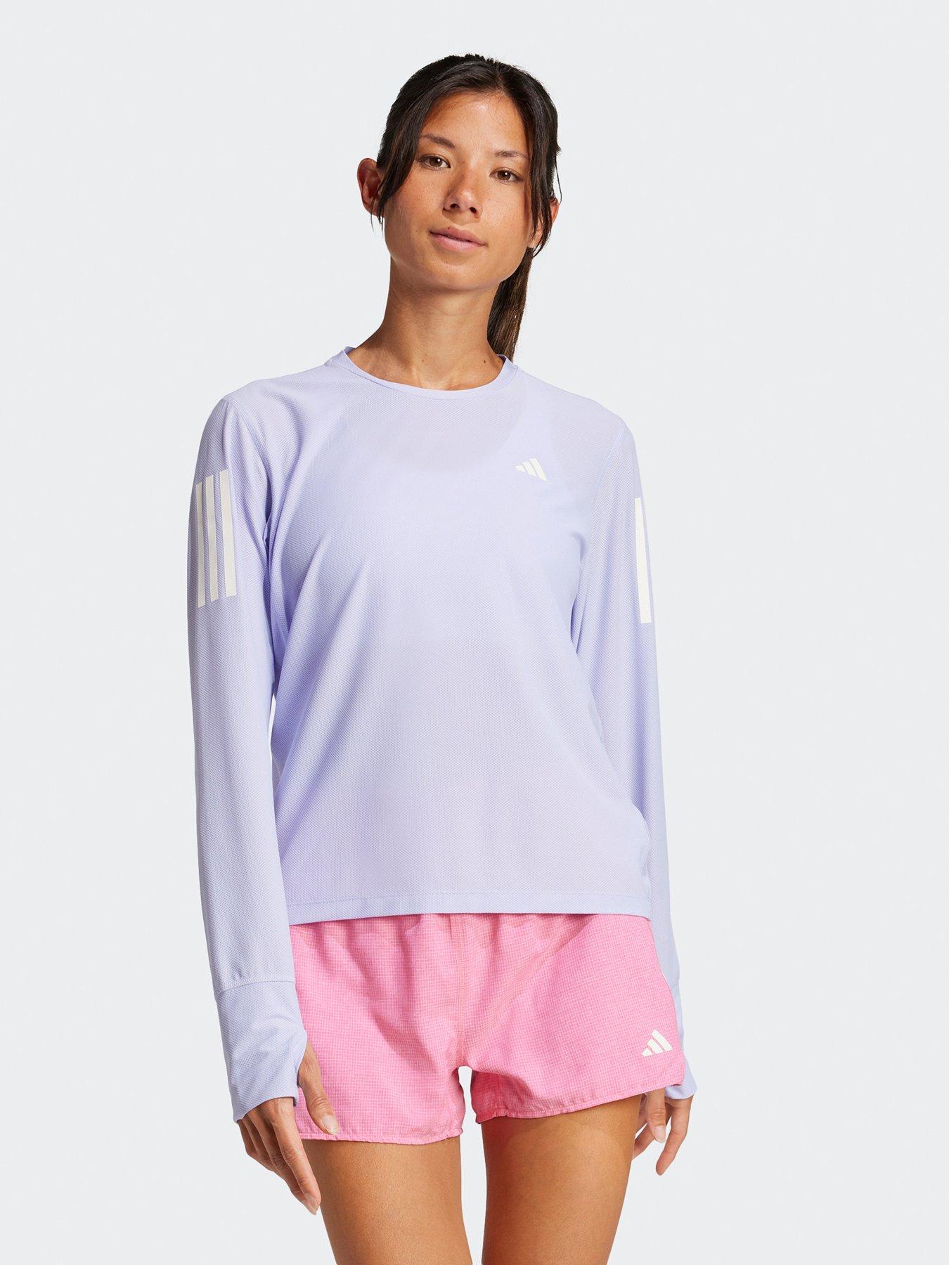 undefined Womens Running Own The Run Long Sleeve Top - Purple