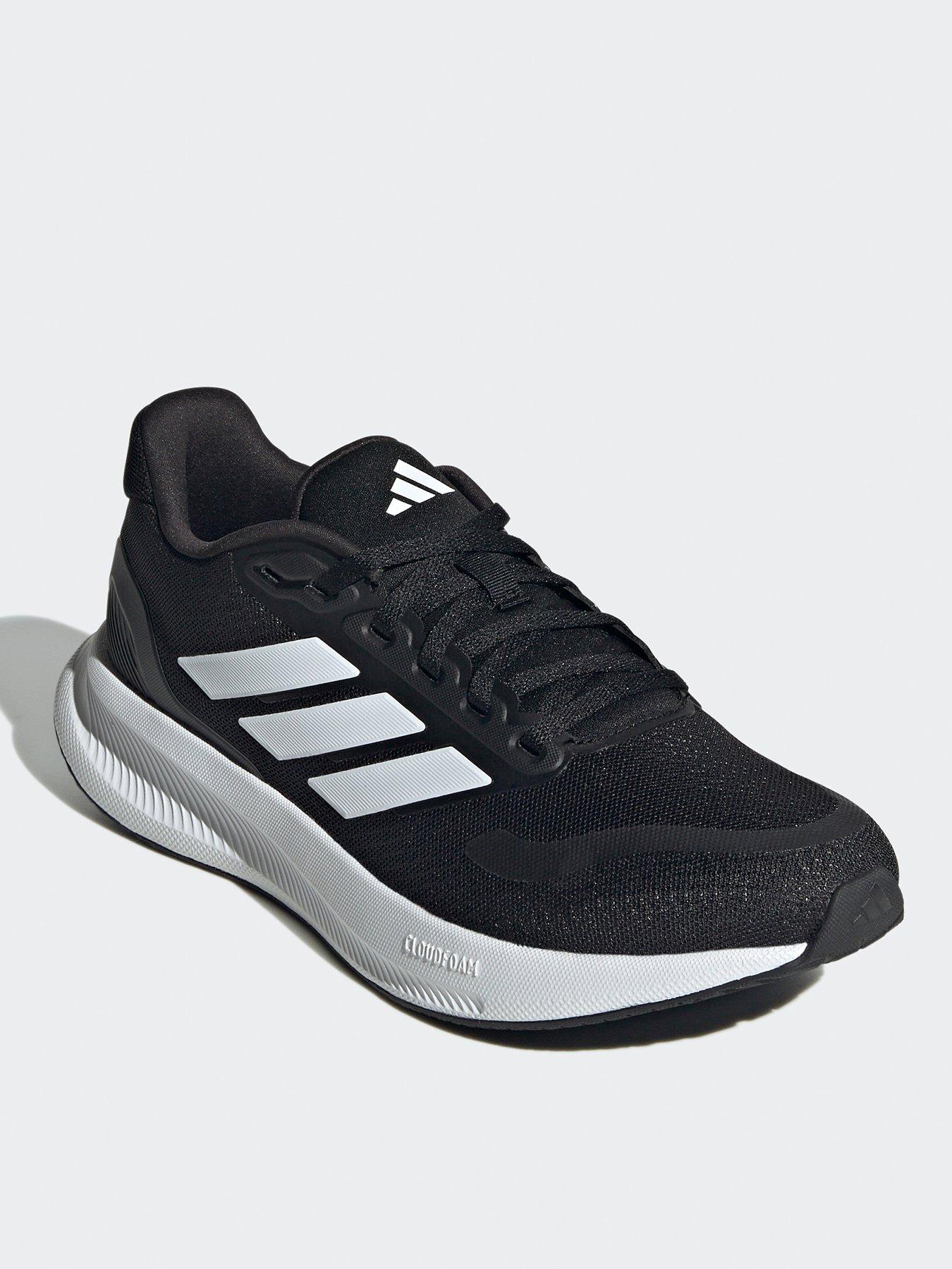  image of adidas-womens-running-runfalcon-5-wide-fit-trainers-blackwhite