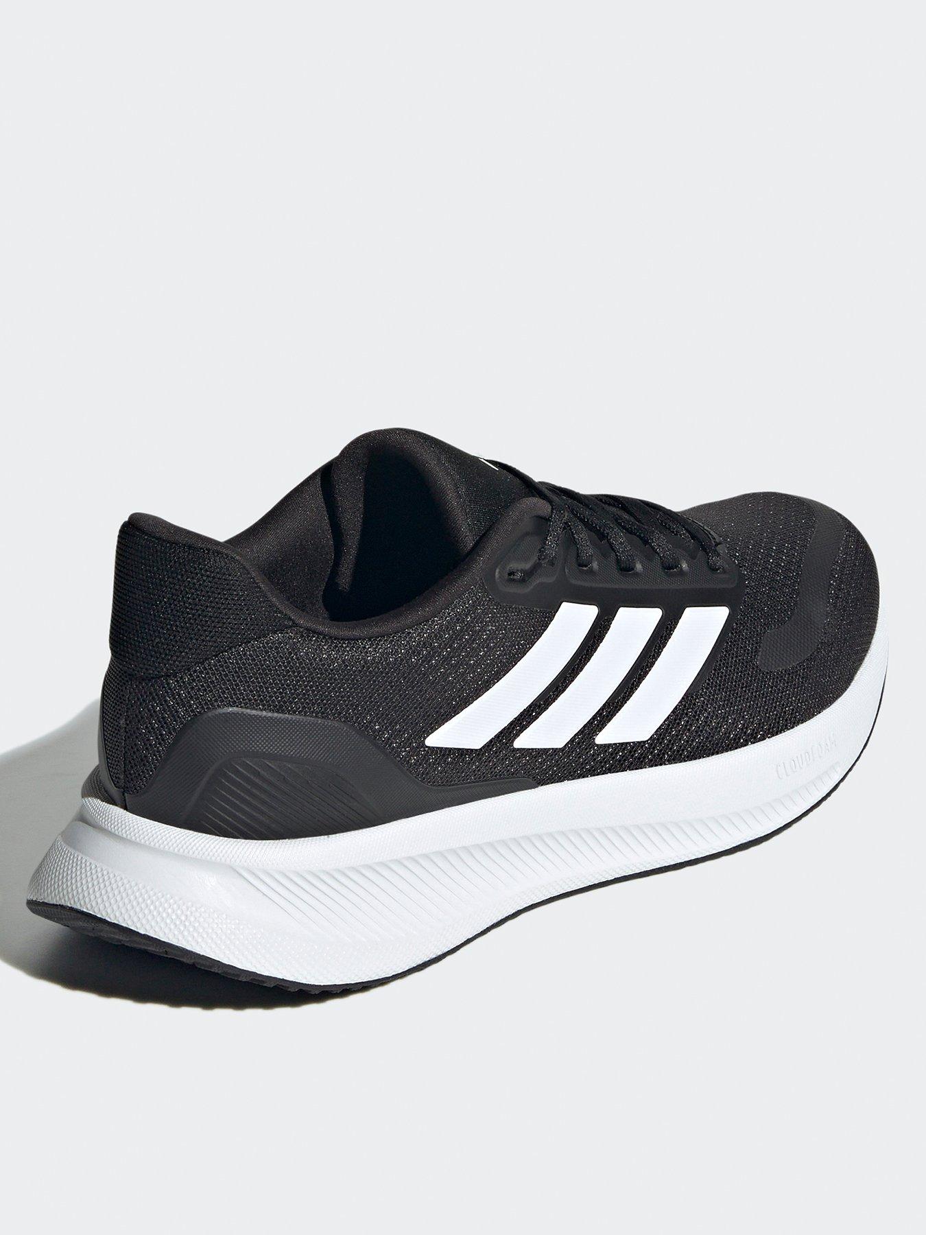  image of adidas-womens-running-runfalcon-5-wide-fit-trainers-blackwhite