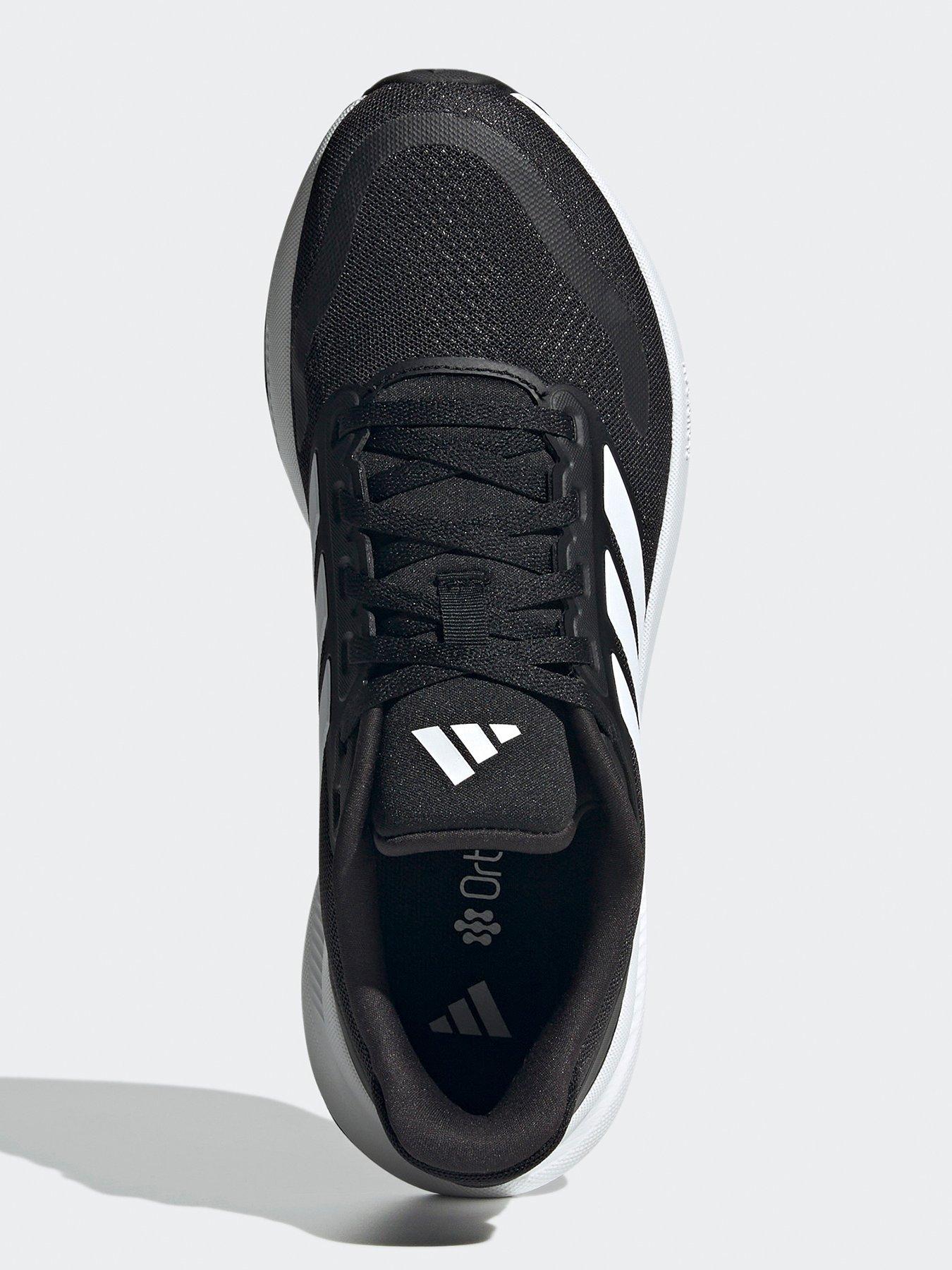  image of adidas-womens-running-runfalcon-5-wide-fit-trainers-blackwhite