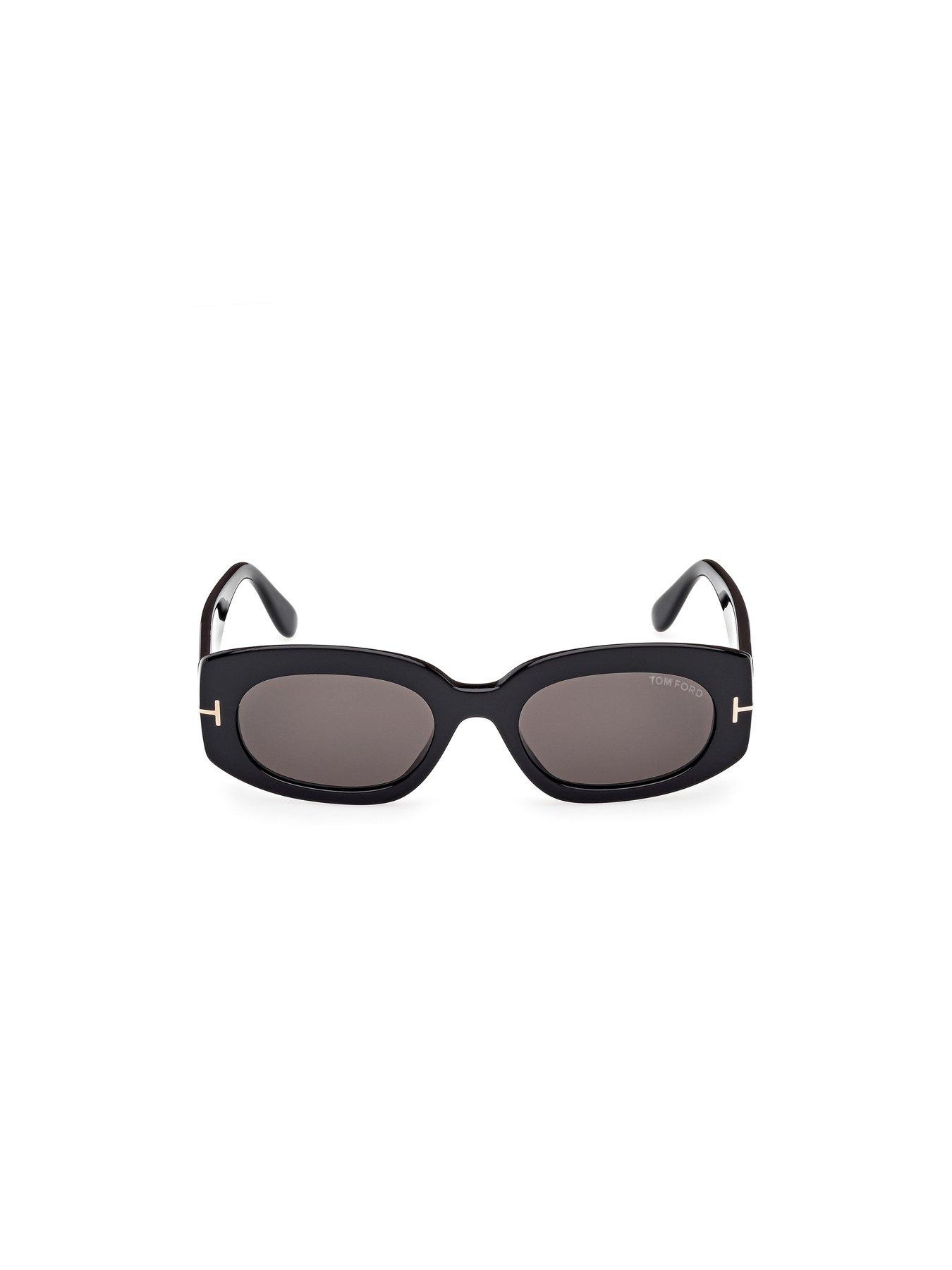  image of tom-ford-cielle-oval-sunglasses-black