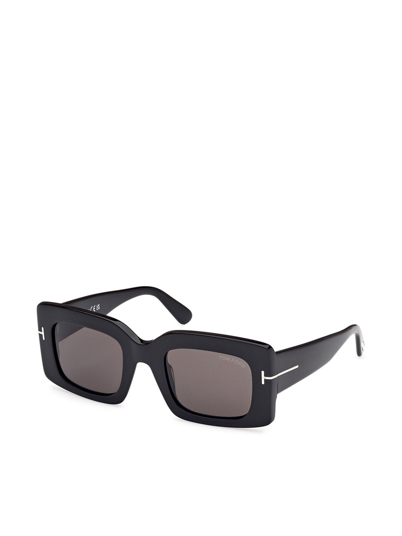 Tom Ford Brigitta Rectangular Sunglasses - Black