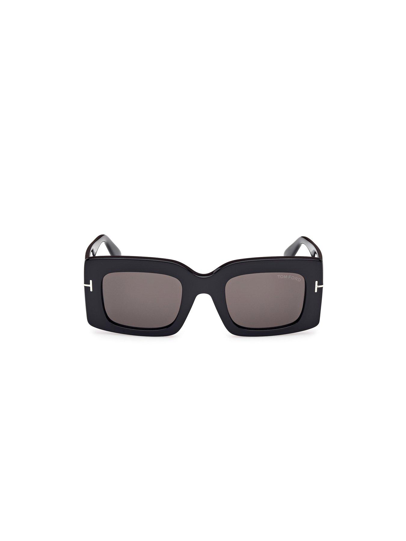  image of tom-ford-brigitta-rectangular-sunglasses-black