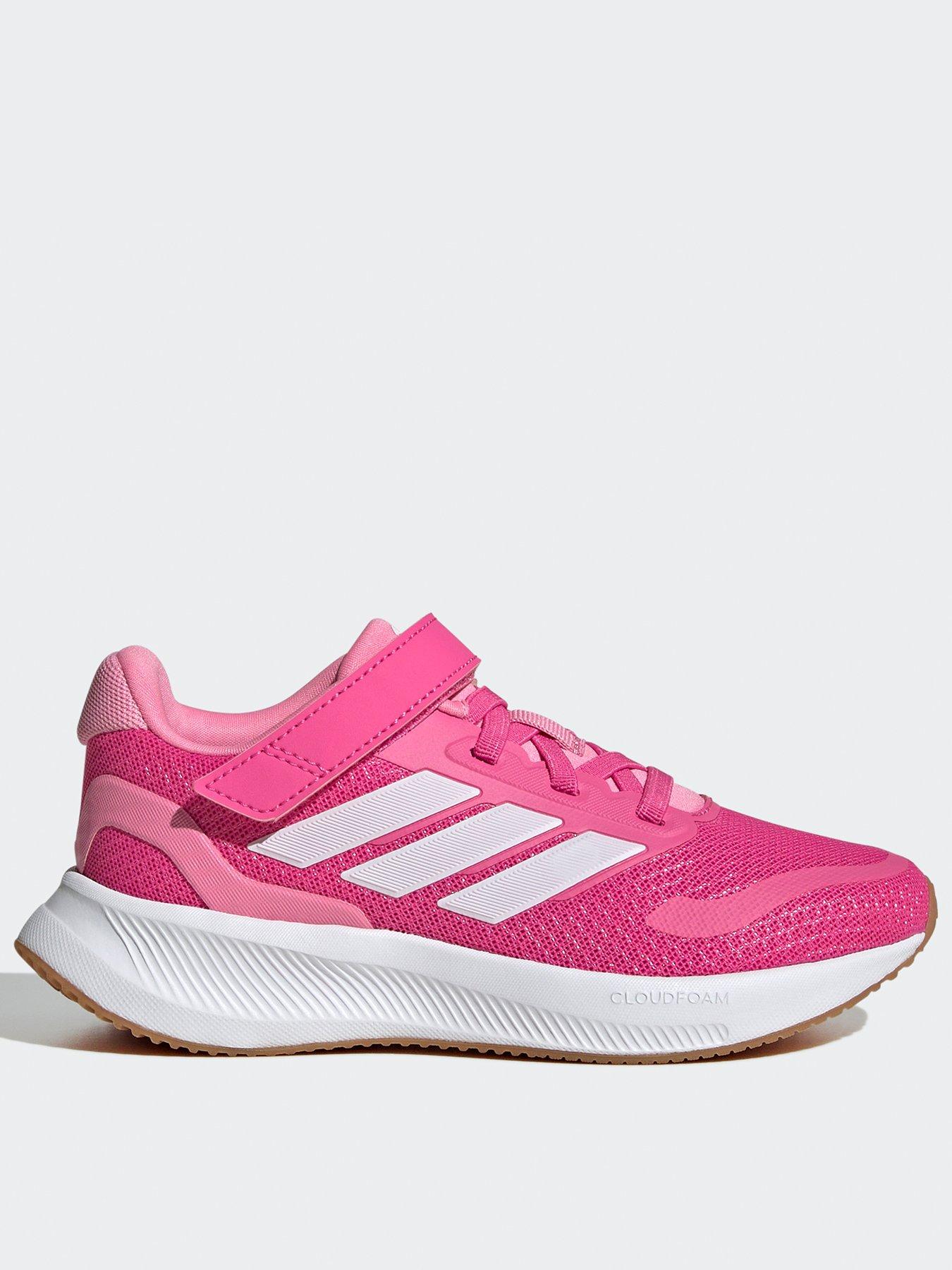 Pink adidas girls trainers online