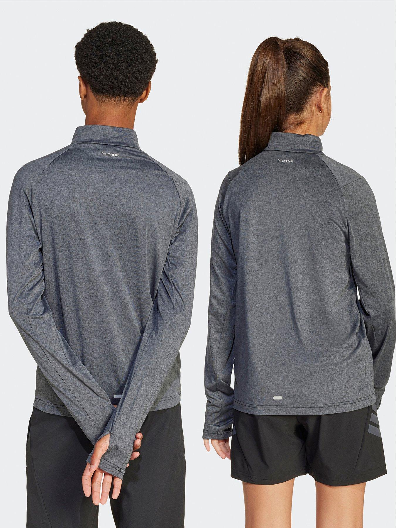 back image of adidas-junior-long-sleeve-training-black