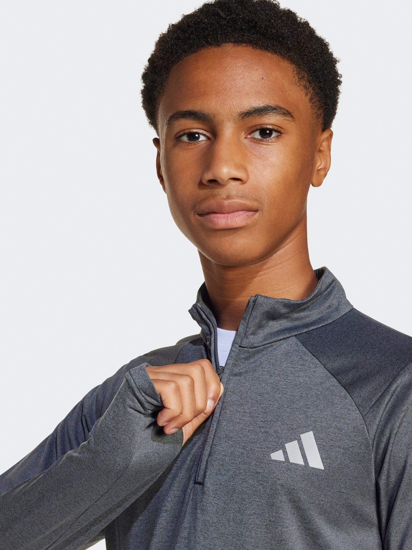  image of adidas-junior-long-sleeve-training-black