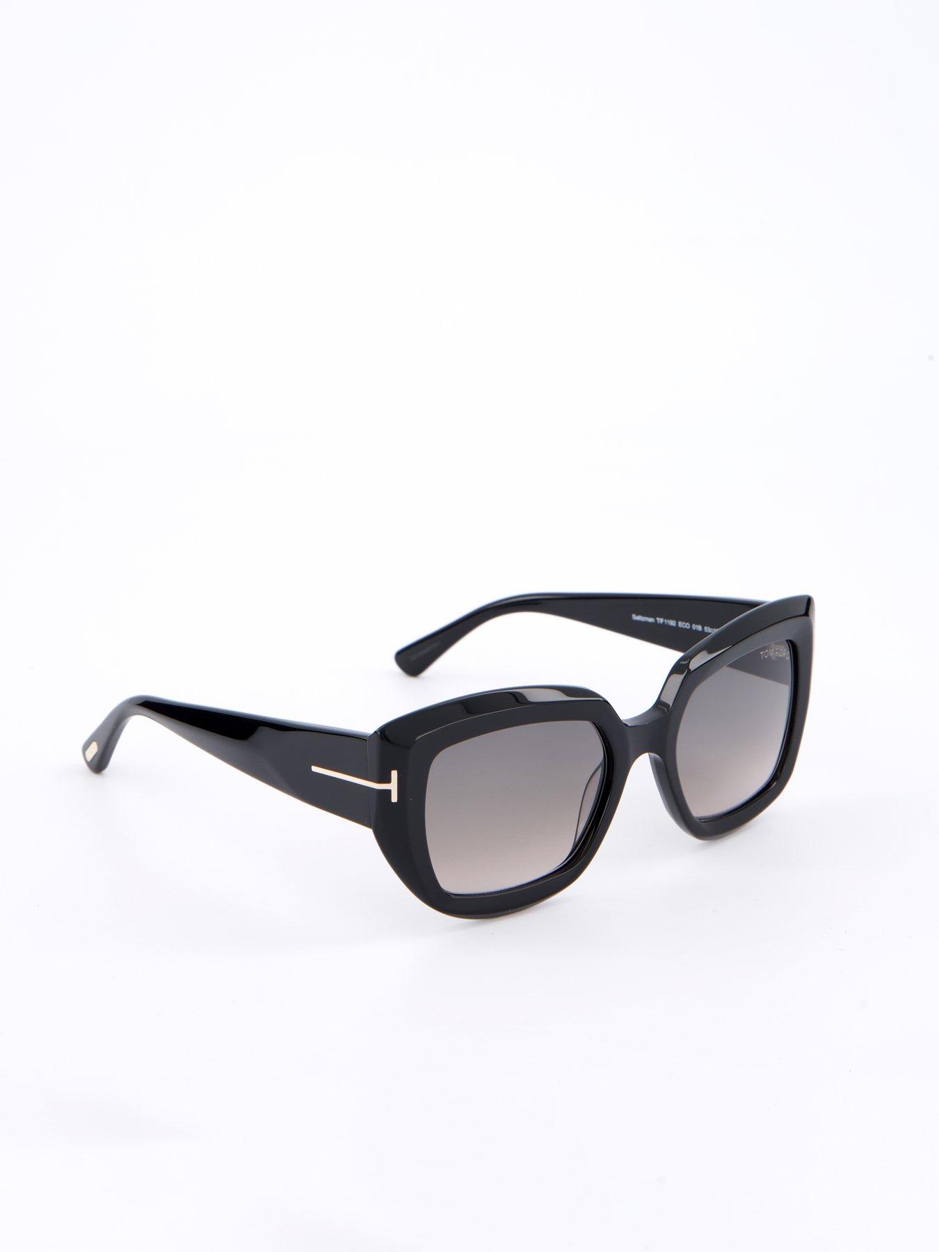 Tom Ford Saltzman Butterfly Sunglasses - Black | Littlewoods