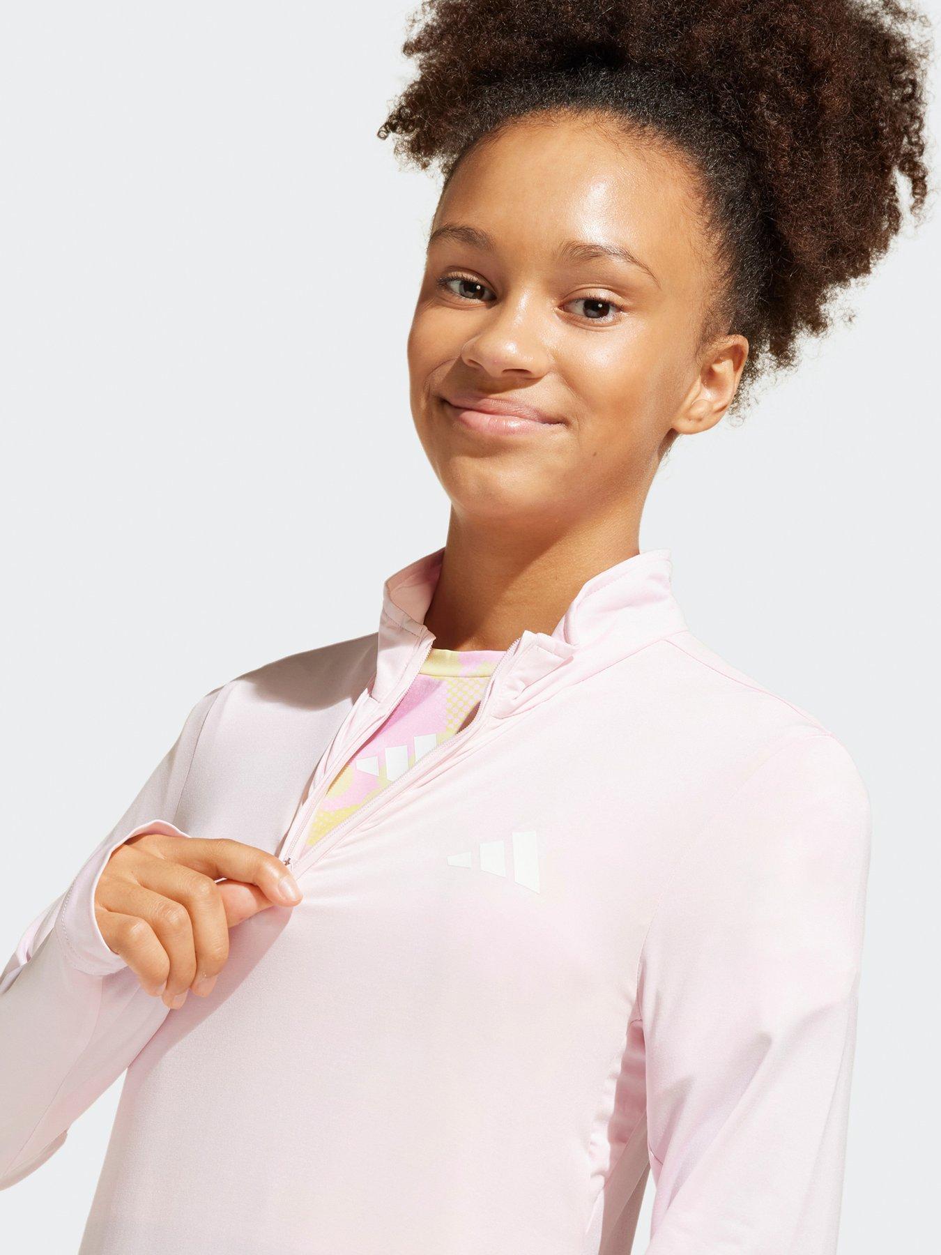  image of adidas-junior-training-top-pink