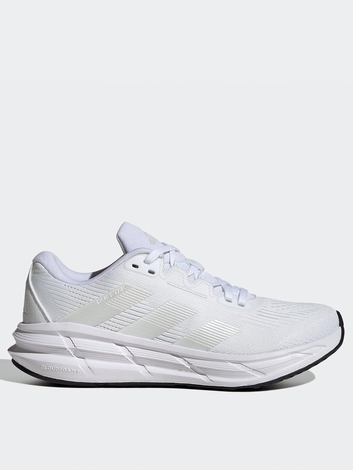 undefined Womens Running Questar 3 Trainers - Cloud White/Black