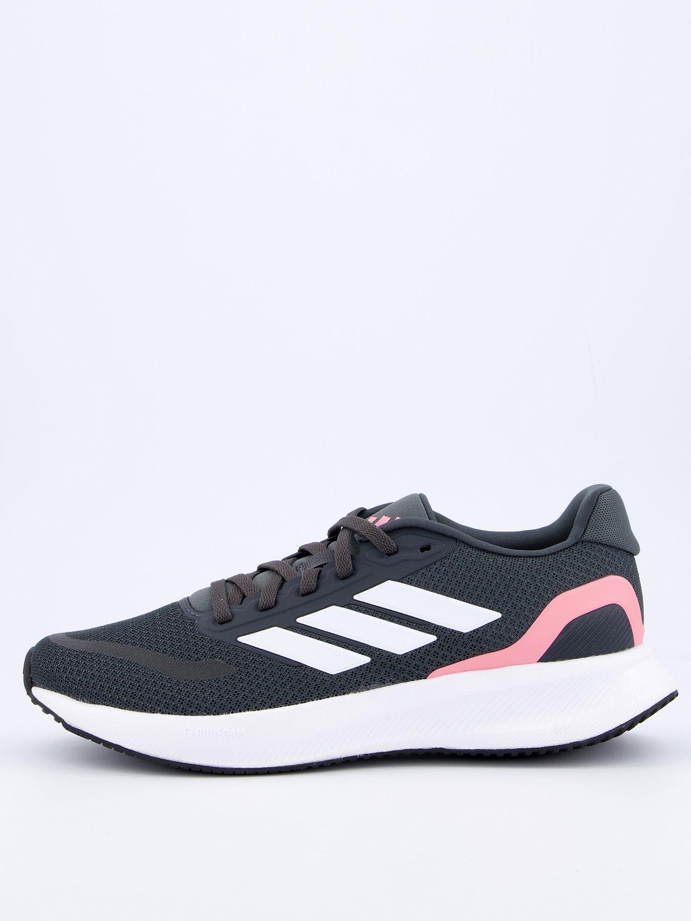  image of adidas-womens-running-runfalcon-5-trainers-grey-sixcloud-whitebliss-pink