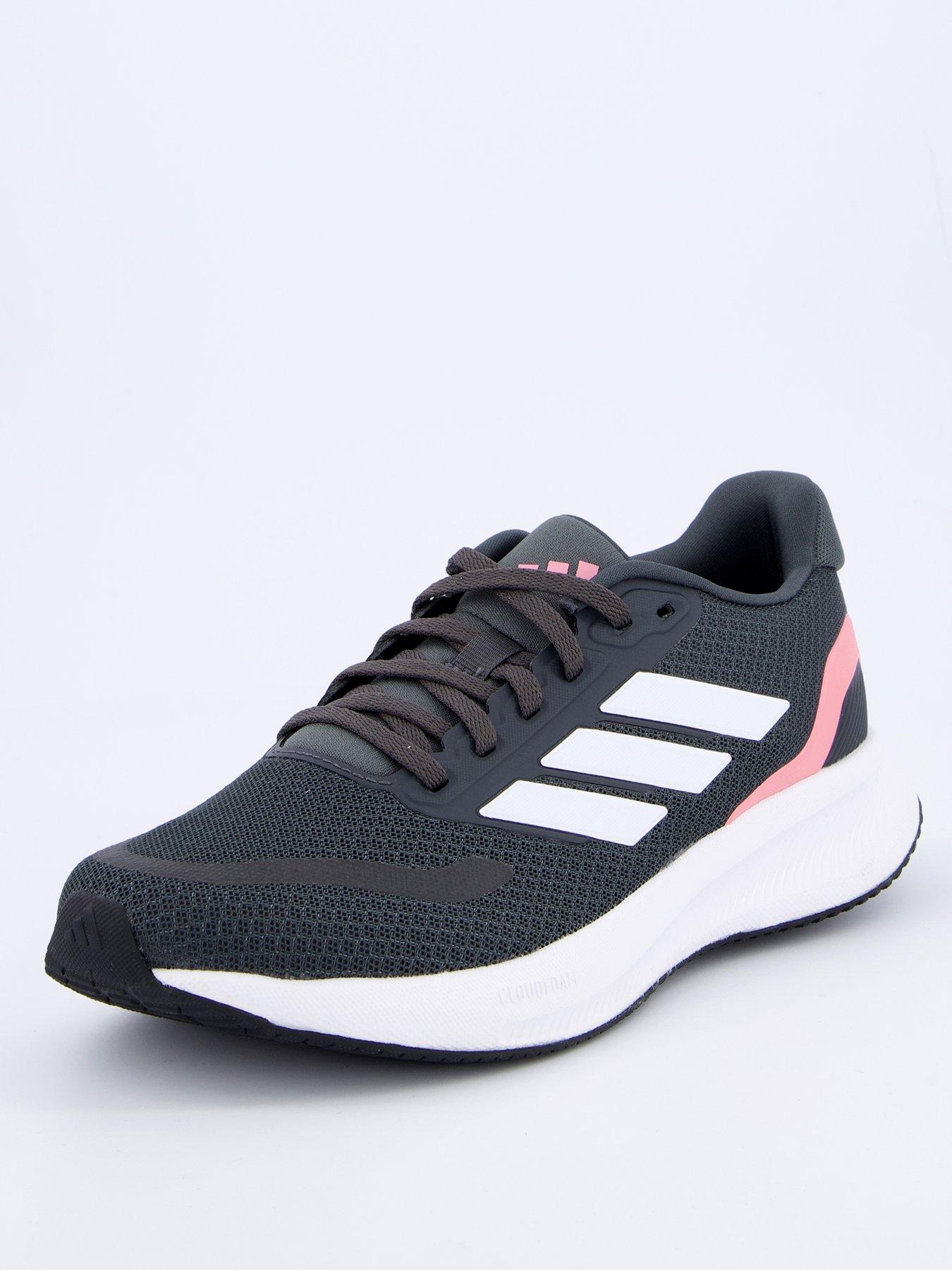  image of adidas-womens-running-runfalcon-5-trainers-grey-sixcloud-whitebliss-pink