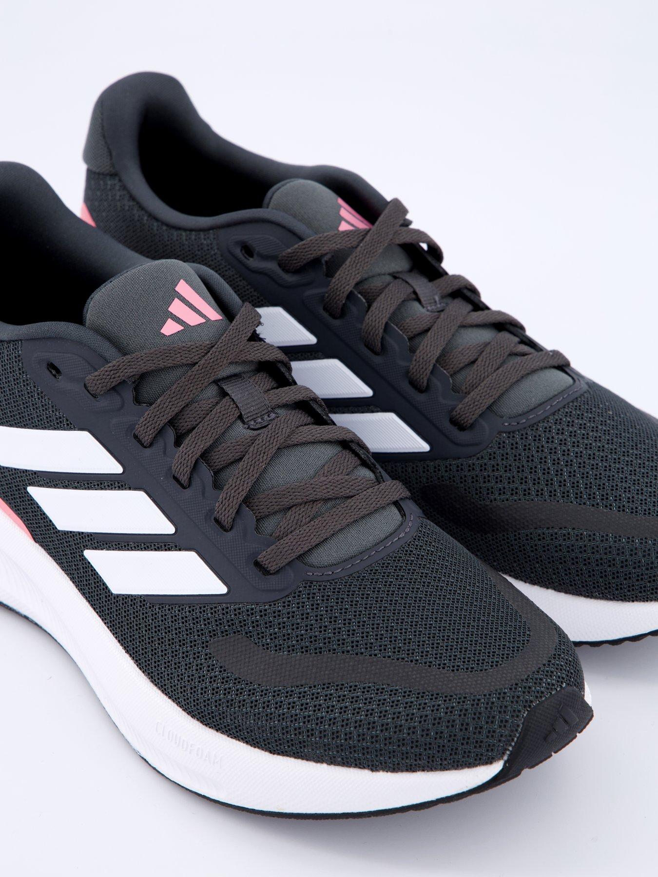  image of adidas-womens-running-runfalcon-5-trainers-grey-sixcloud-whitebliss-pink